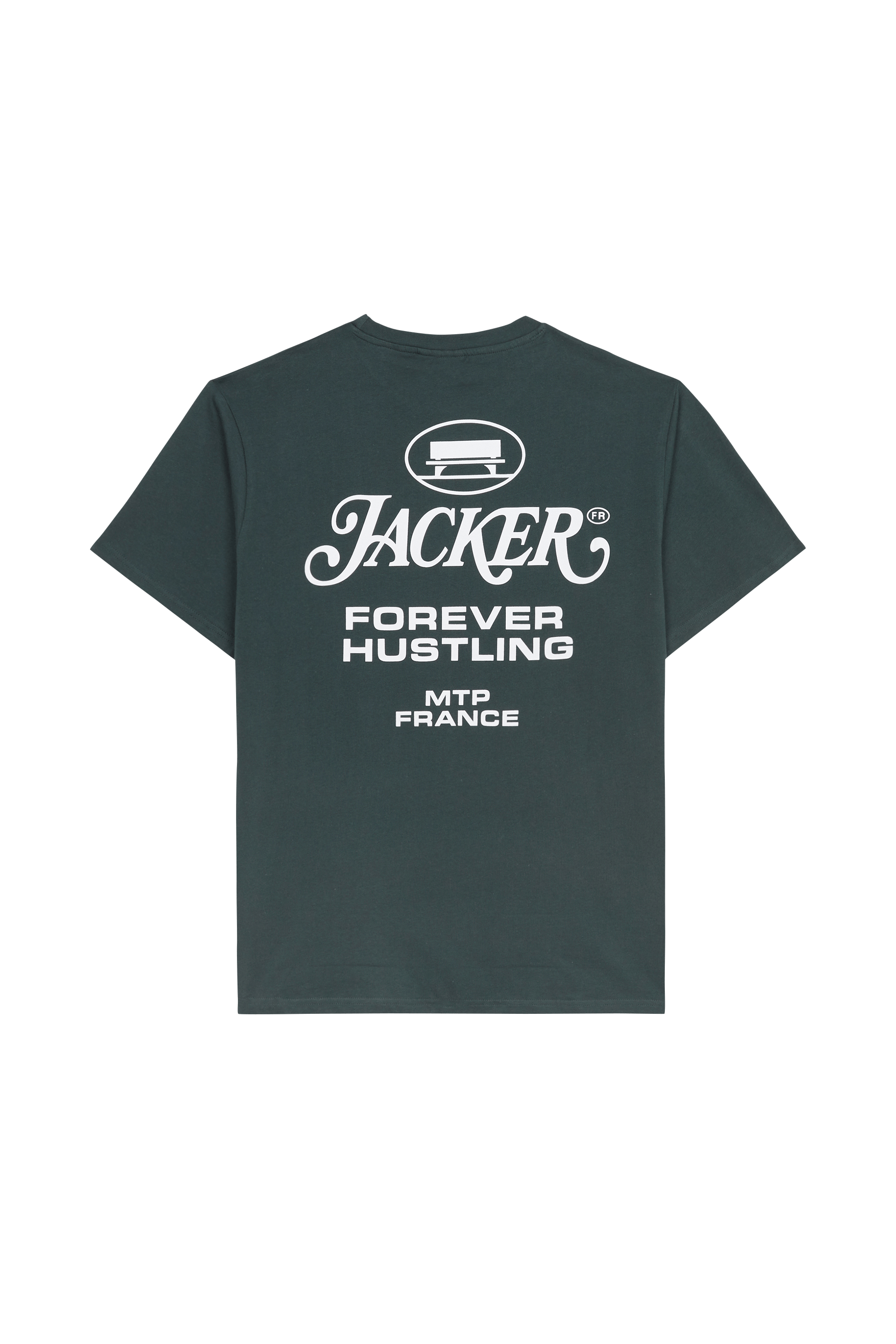 Tee-shirt col rond coton | Green JACKER Men