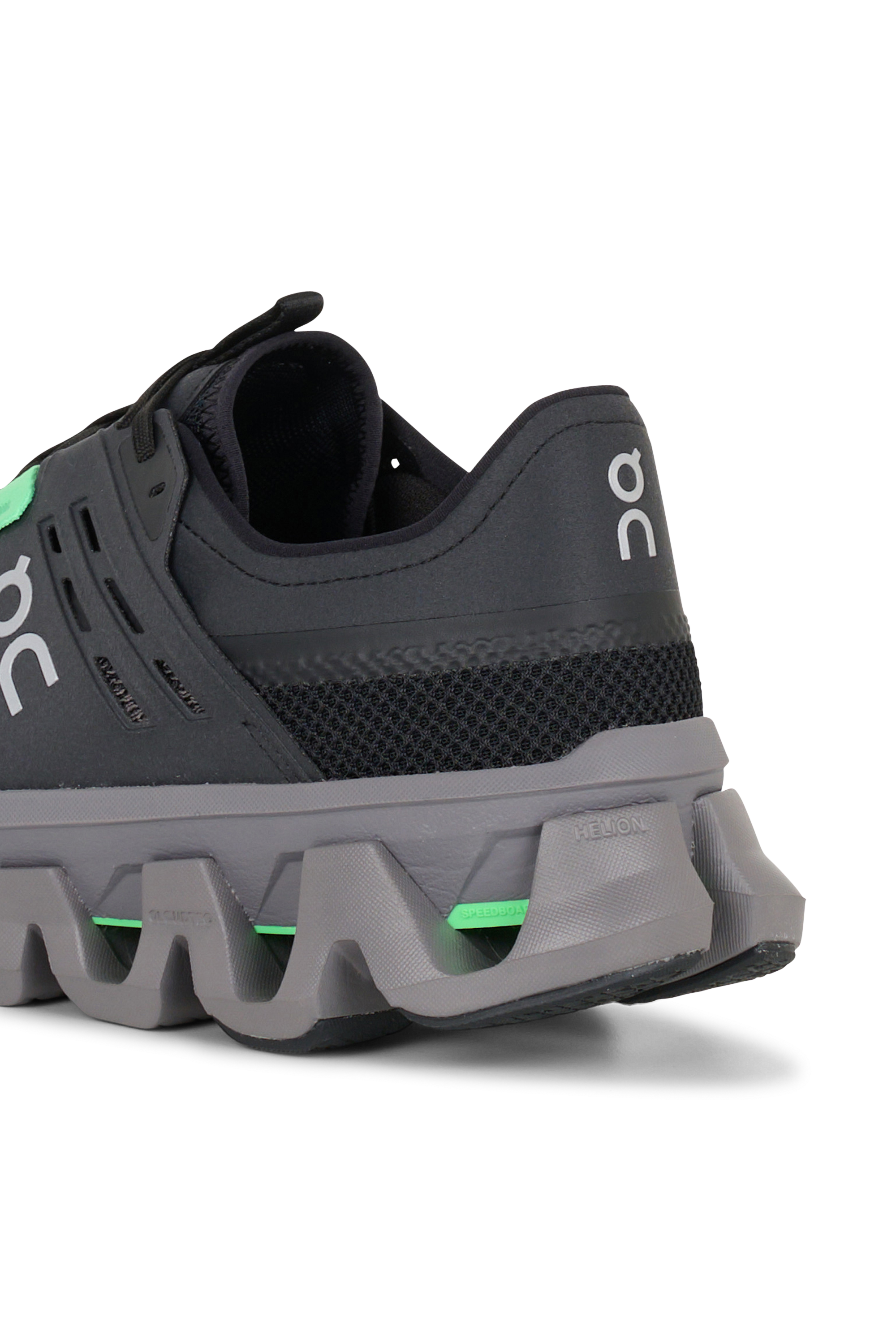 Men?s Storm 96 LO fabric and leather sneakers | Black ON Men