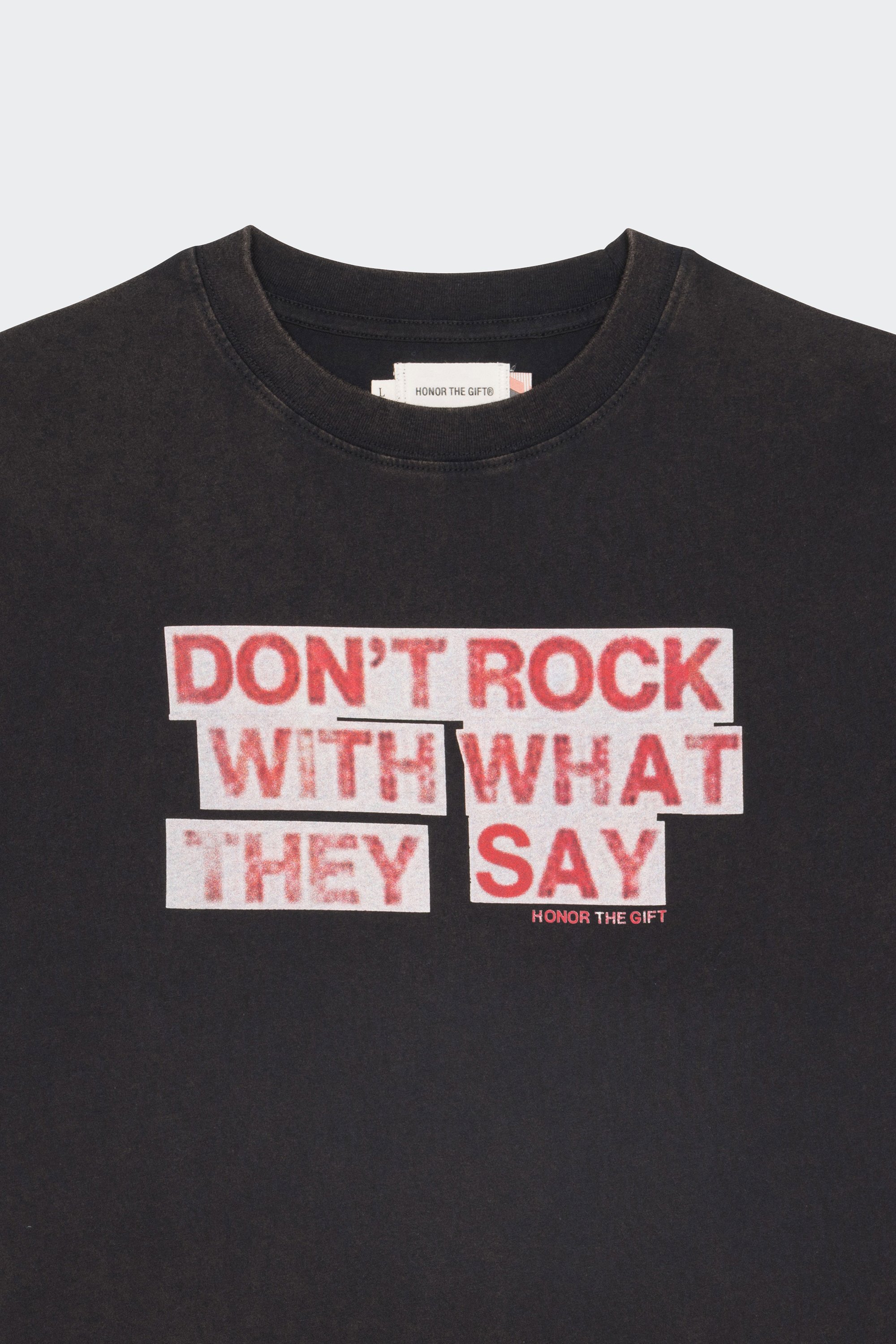 T-shirt | Noir by HONOR THE GIFT T-shirt Noir