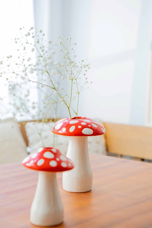 DOIY Vase Rouge