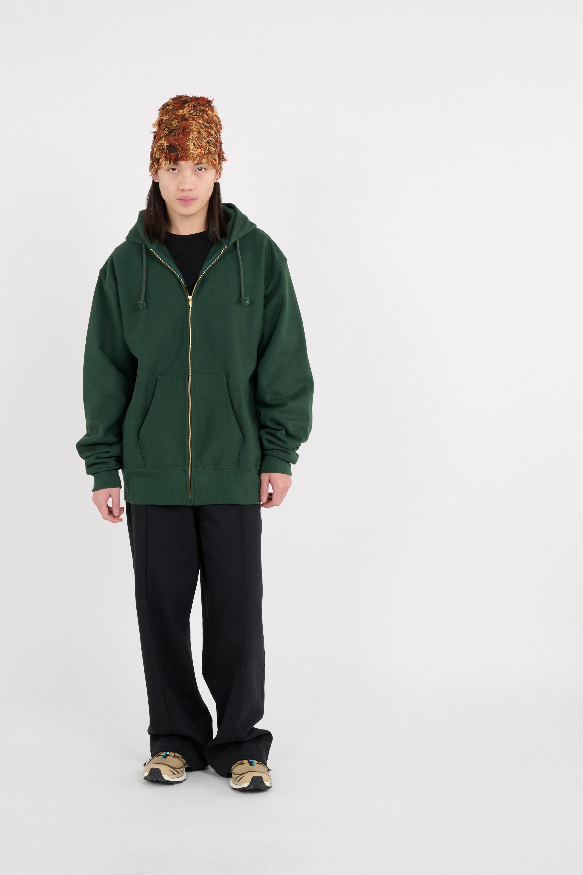 zip-up hoodie CHAMPION Green