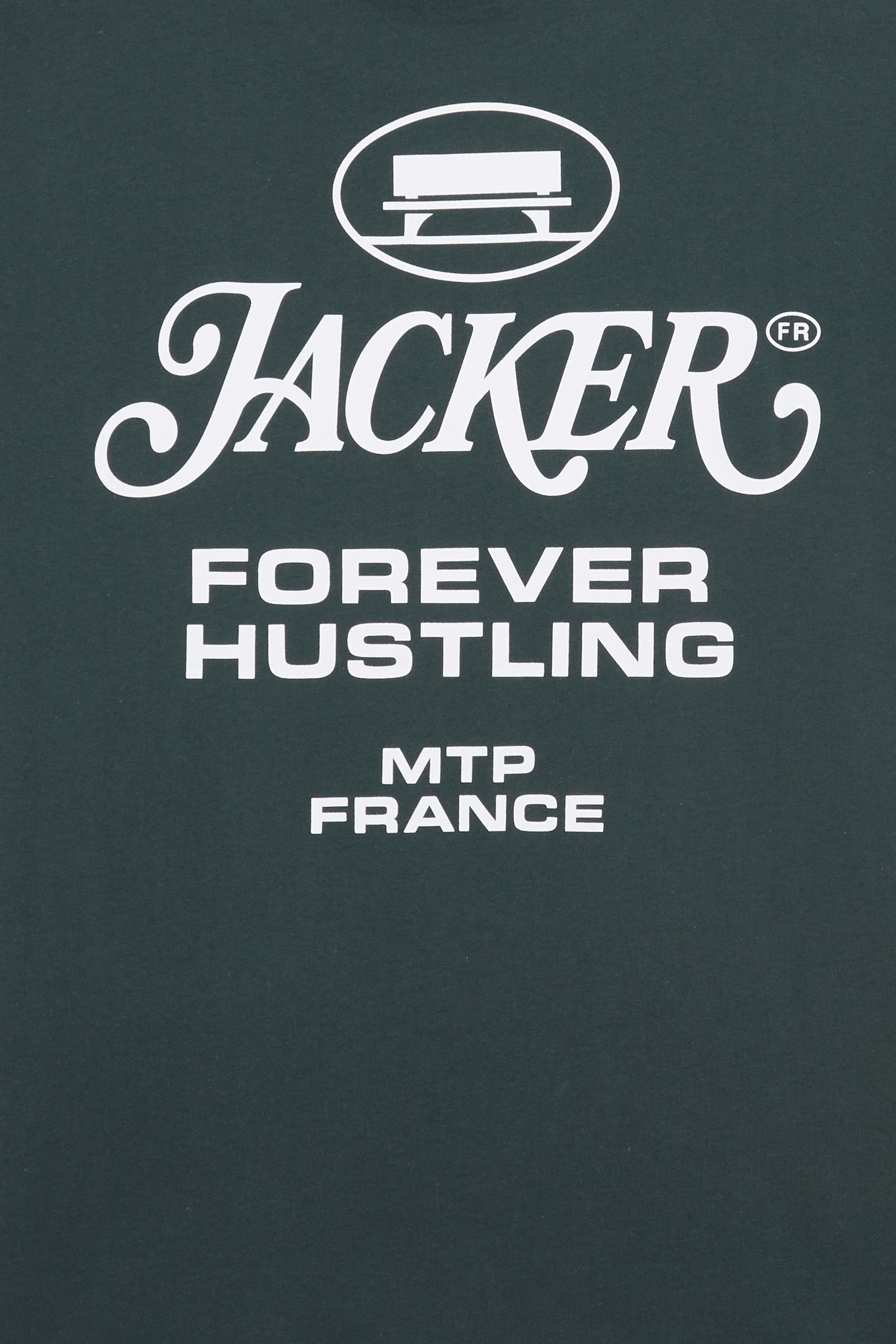 Tee-shirt col rond coton | Green JACKER Men