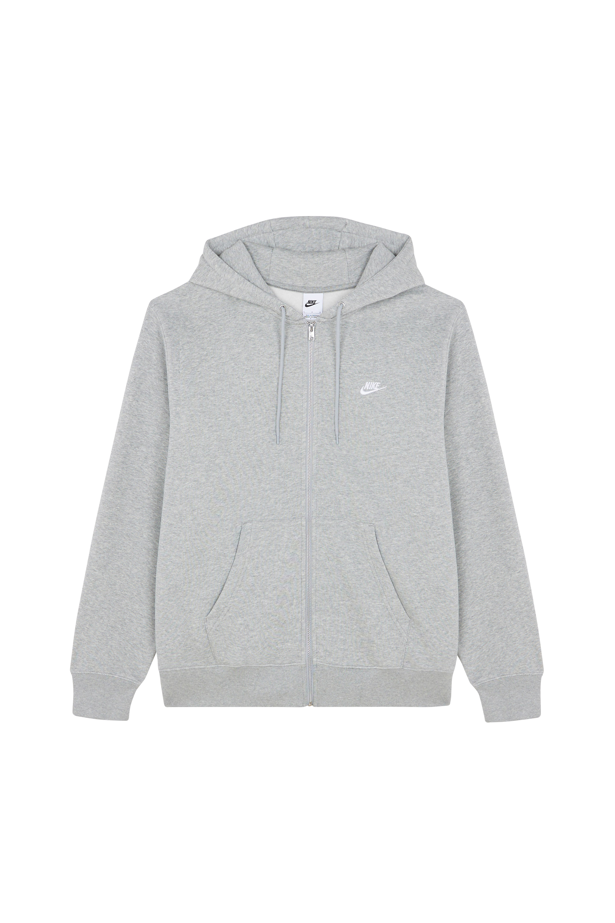 Hoodie zippé Gris