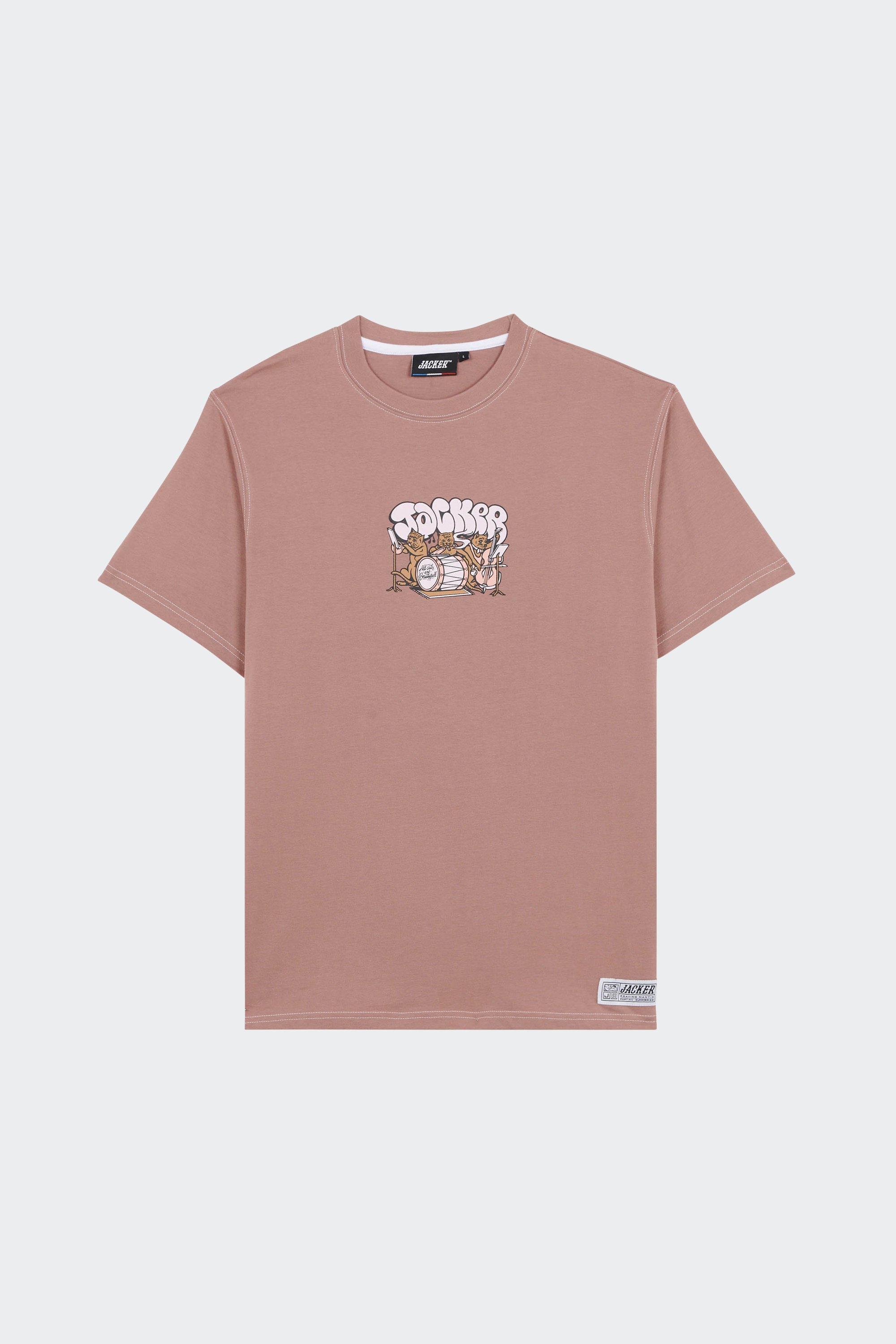 T-shirt | Marron by JACKER T-shirt Marron