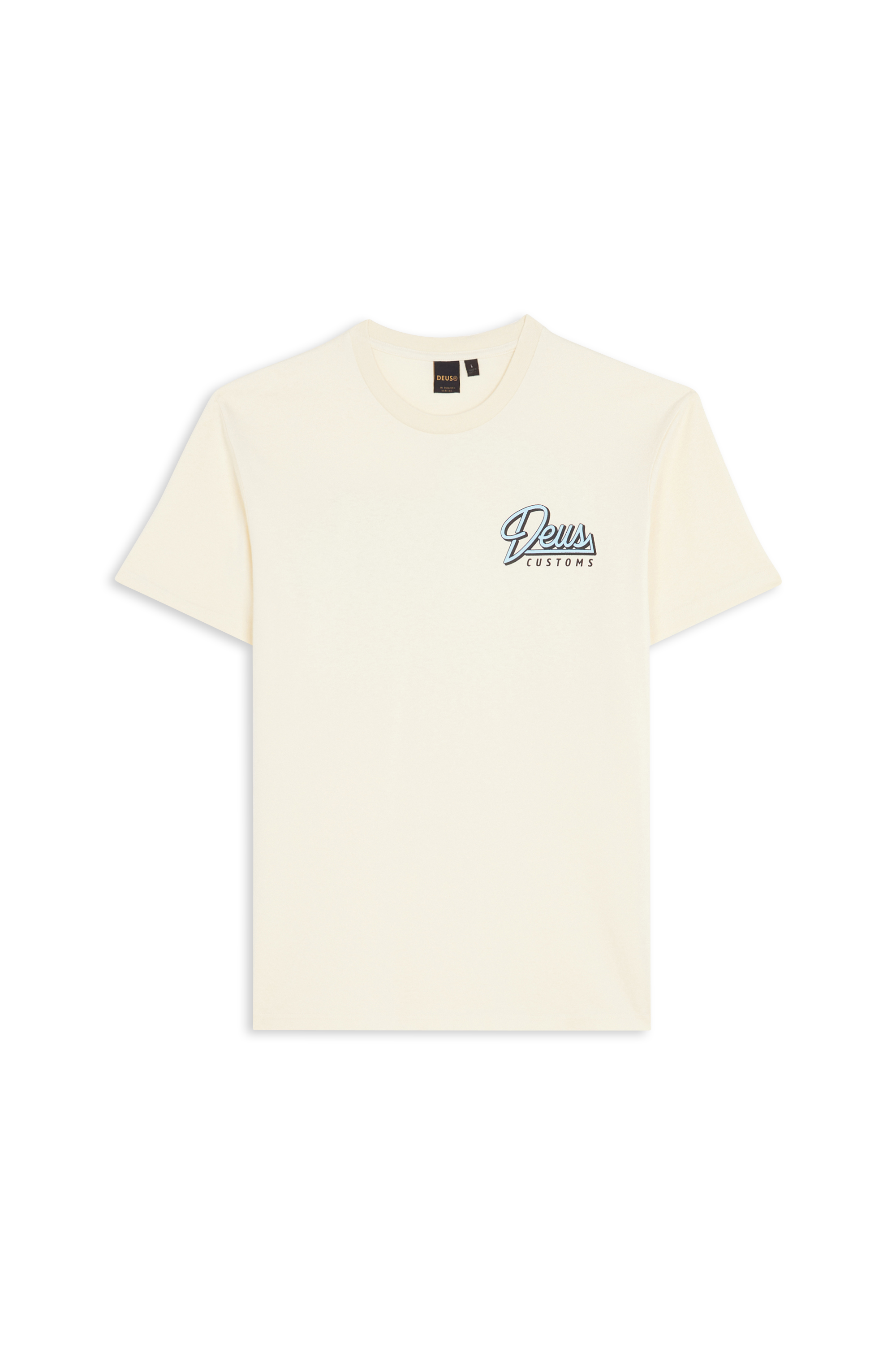 Regular-fit round-neck cotton T-shirt White