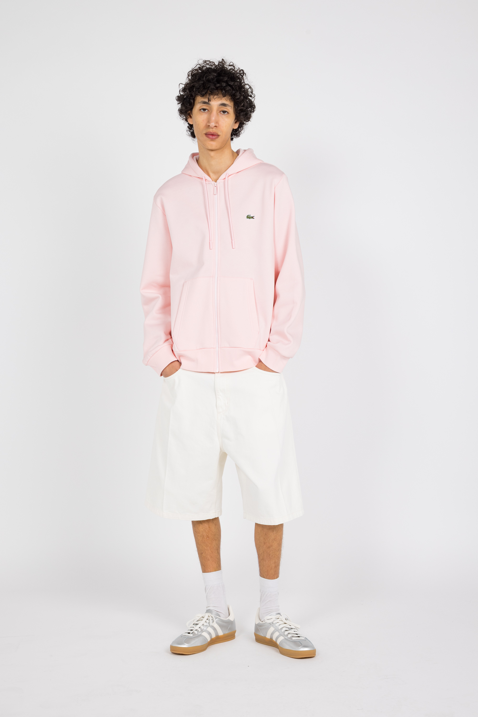 Hoodie zippé Rose