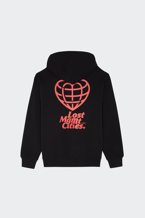 LOST MANAGEMENT CITIES Hoodie Noir