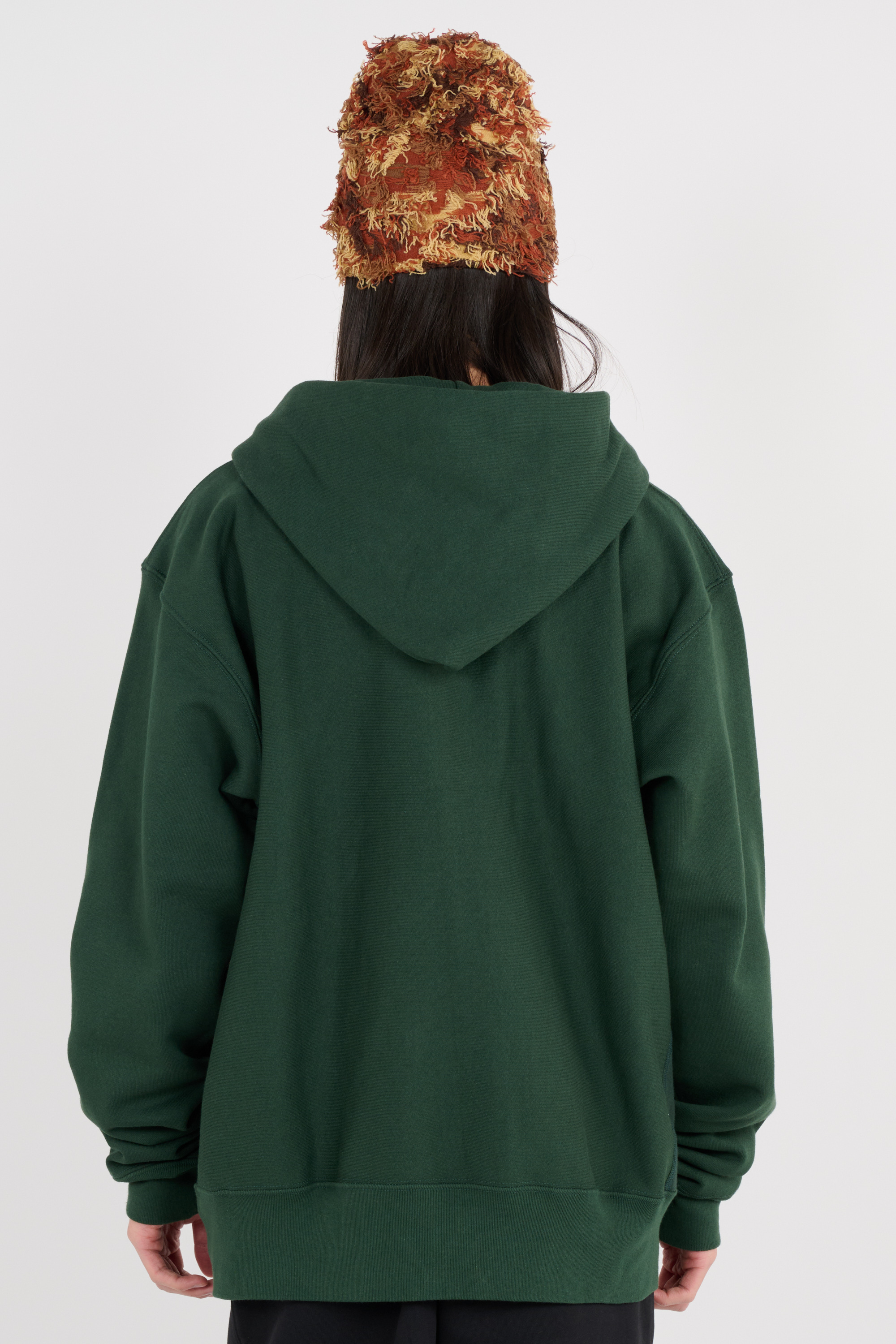 Hoodie zippé Vert