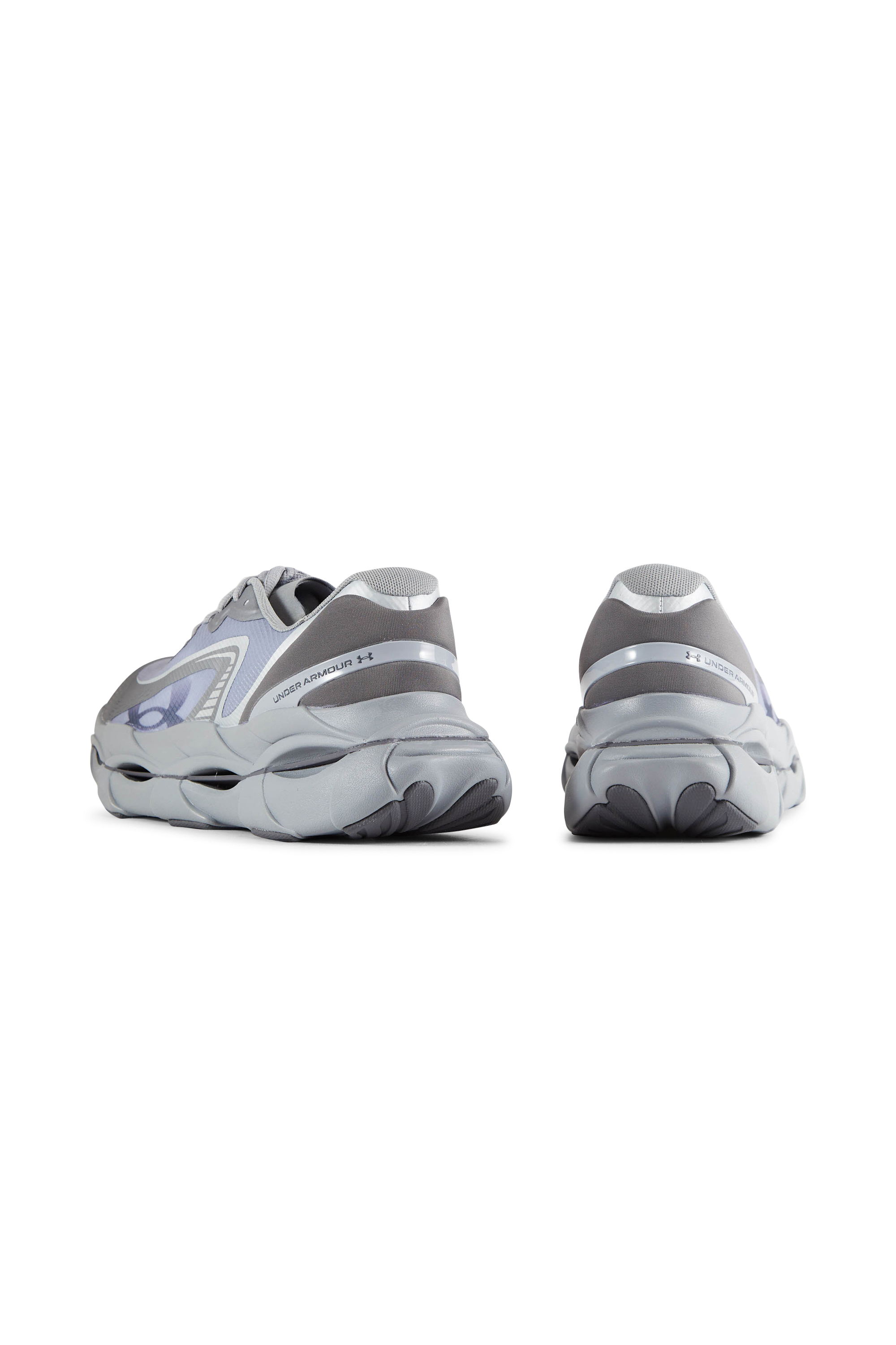 Men?s Storm 96 LO fabric and leather sneakers | Grey UNDER ARMOUR Men