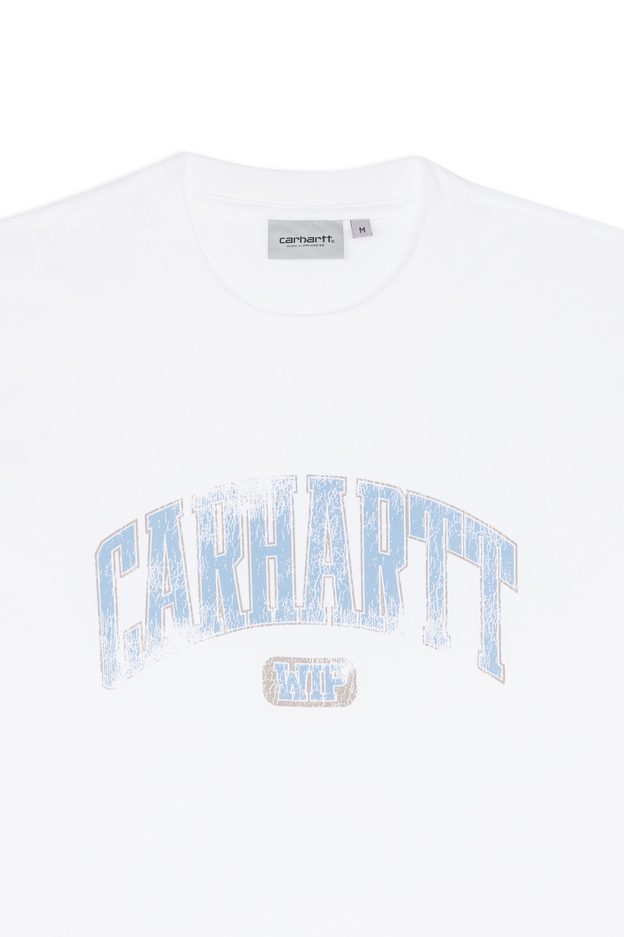 Regular-fit round-neck cotton T-shirt White