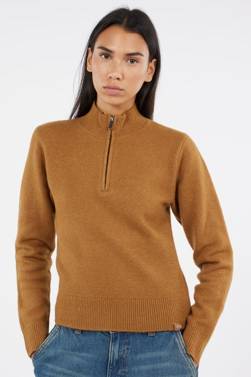DICKIES Pull Marron