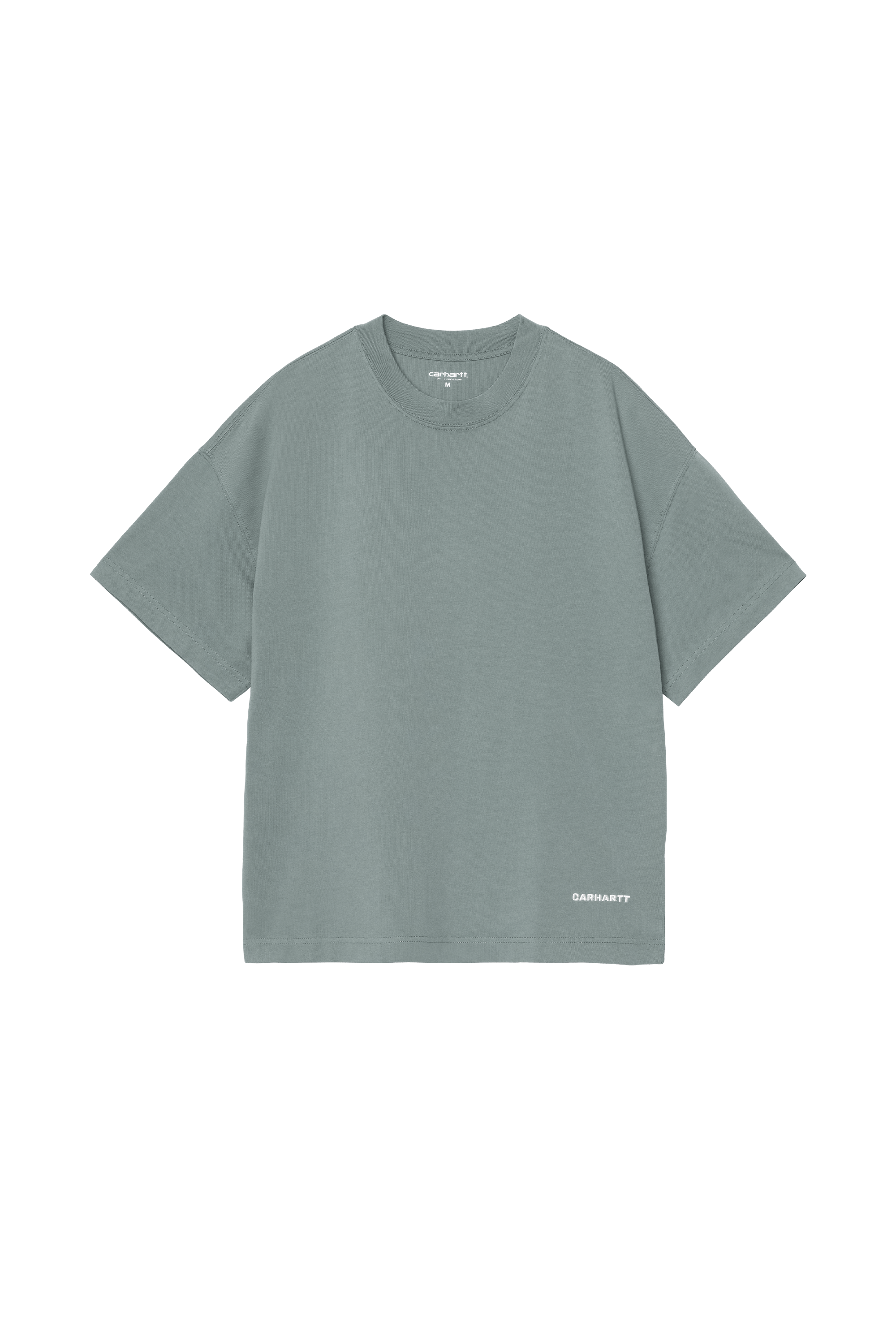 T-shirt S/S Link Script T-Shirt Velvet green / white