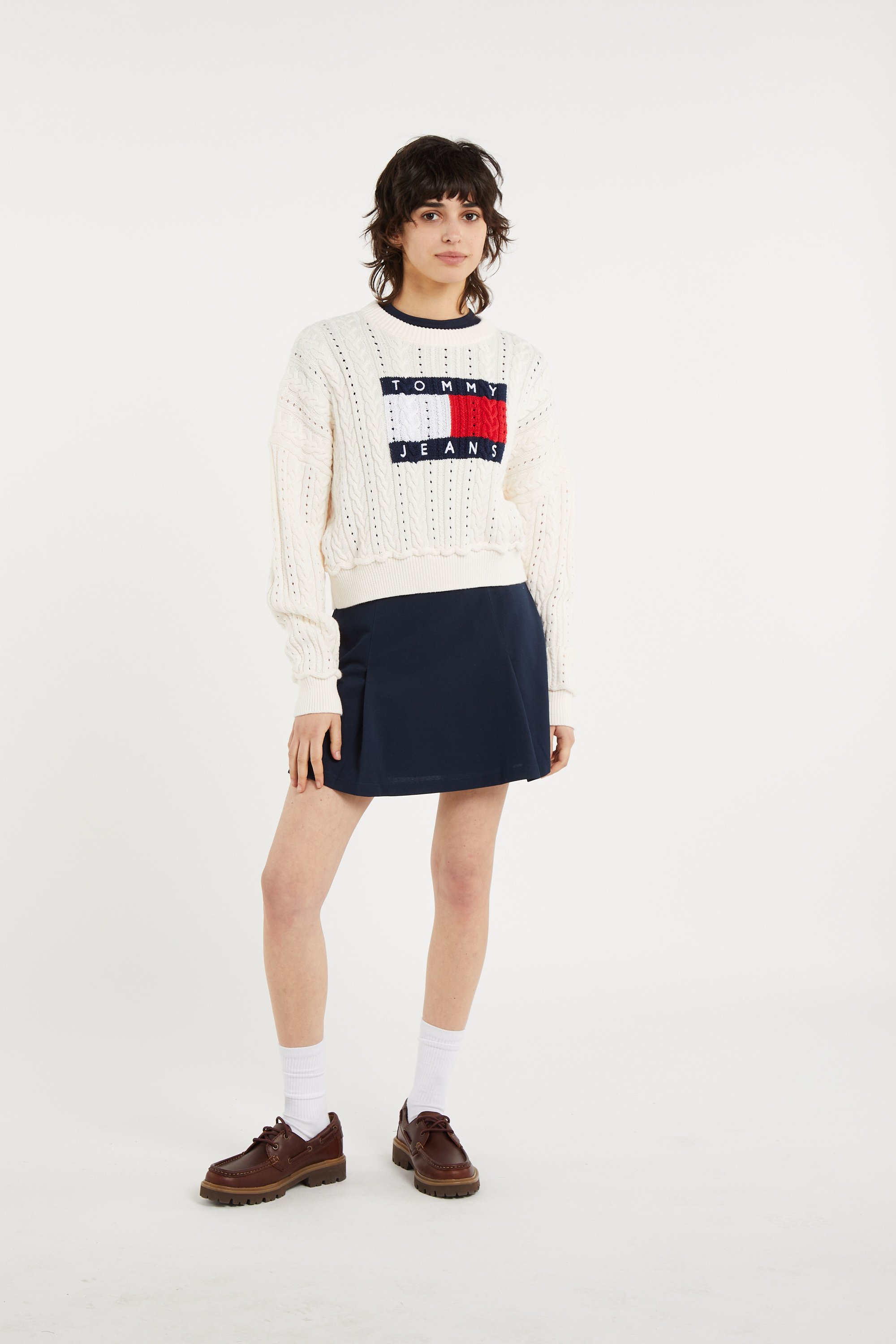 Pull TOMMY JEANS Blanc
