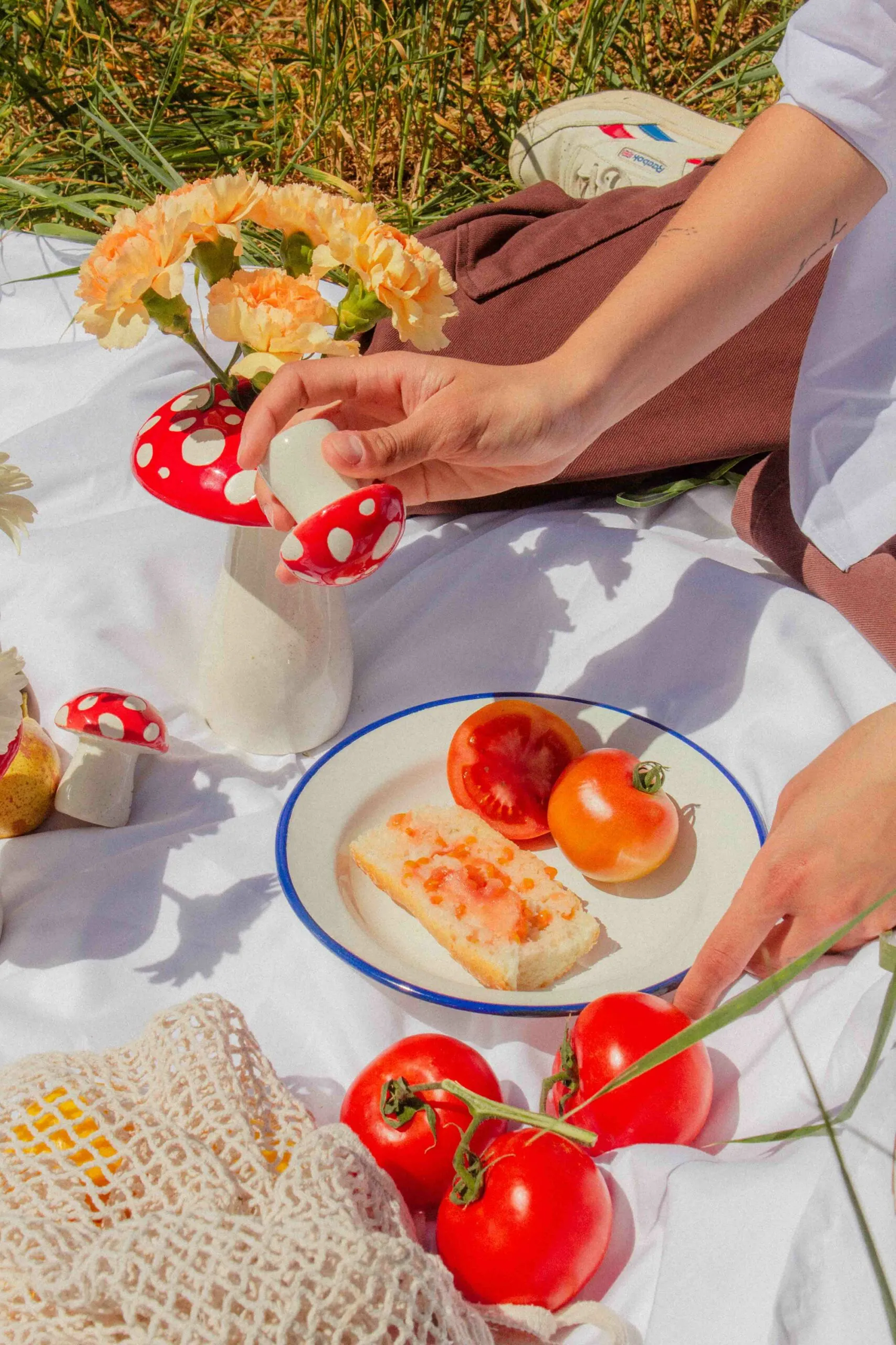 Salière et poivrière DOIY Rouge