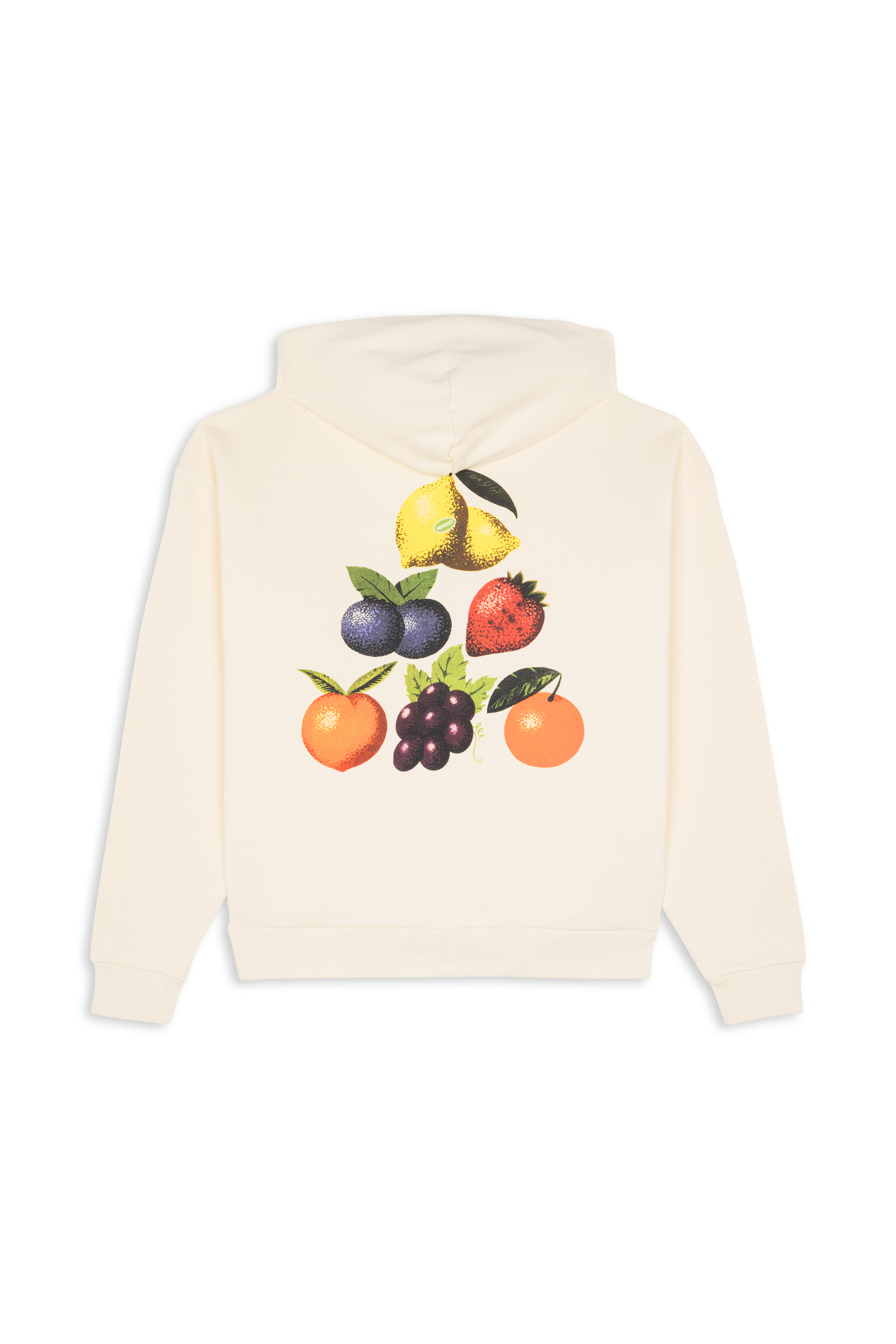 Regular-fit zip-up cotton-blend hoodie with Pony Player Beige