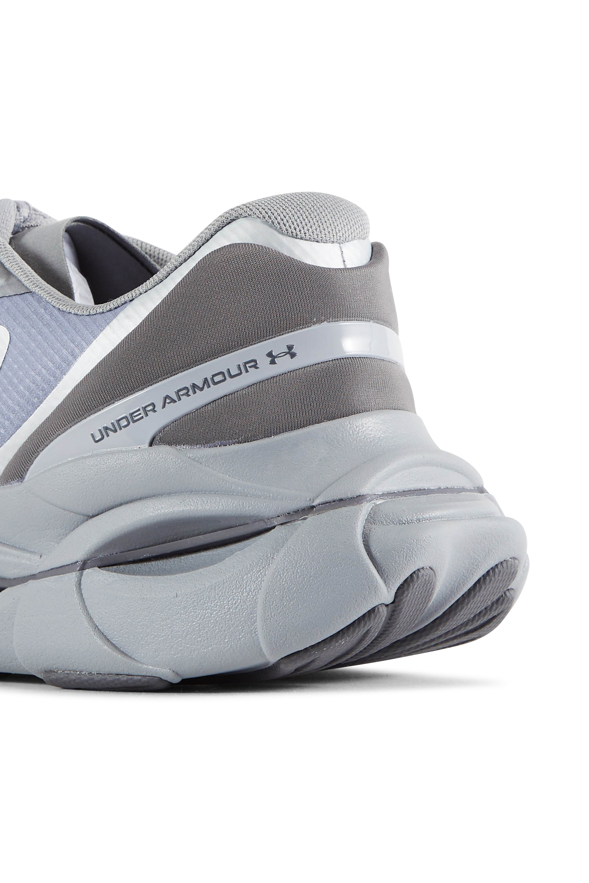 Men?s Storm 96 LO fabric and leather sneakers | Grey UNDER ARMOUR Men