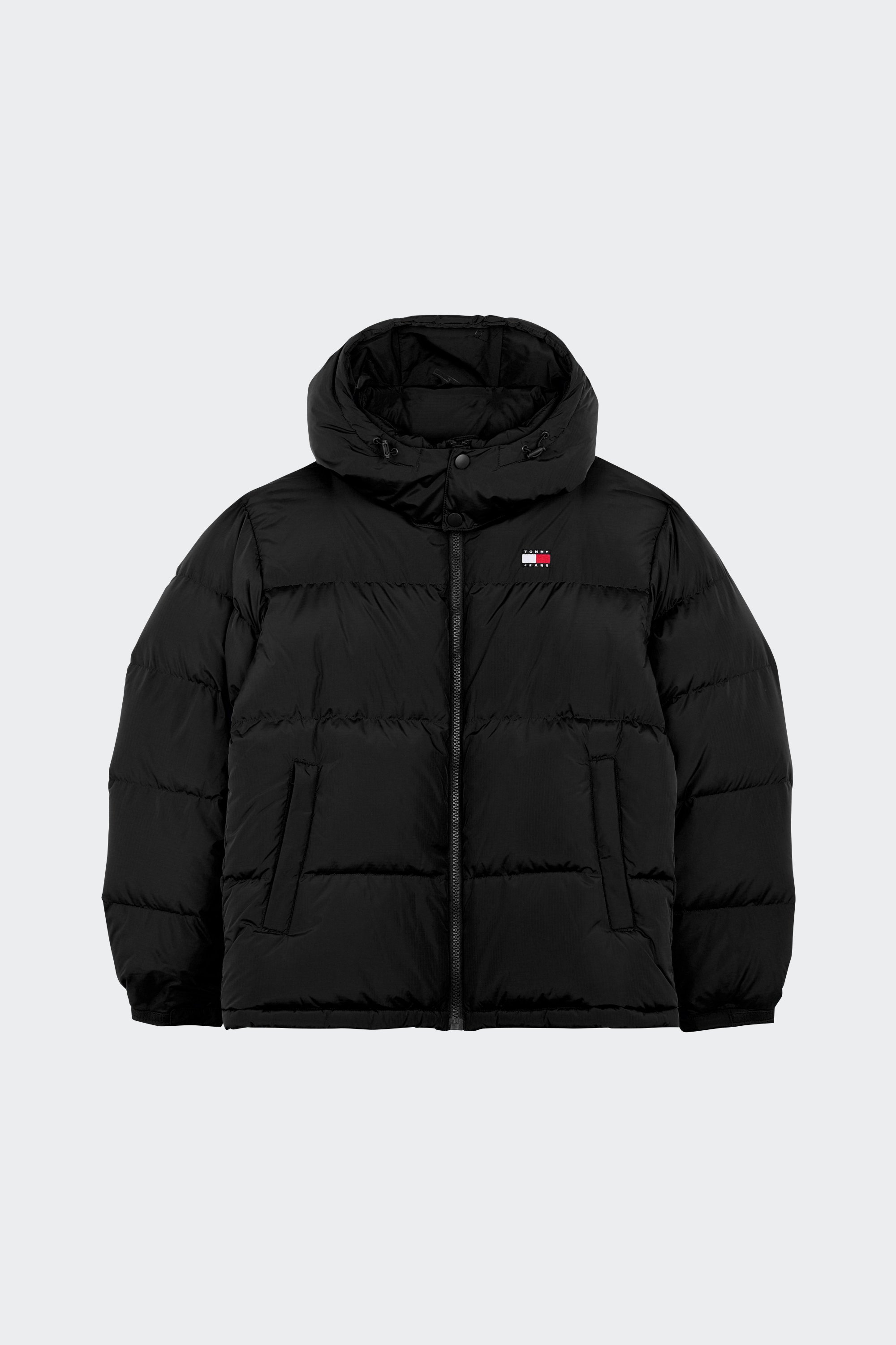 Lightweight quilted padded jacket with high neck | Black by TOMMY JEANS Lightweight quilted padded jacket with high neck Black