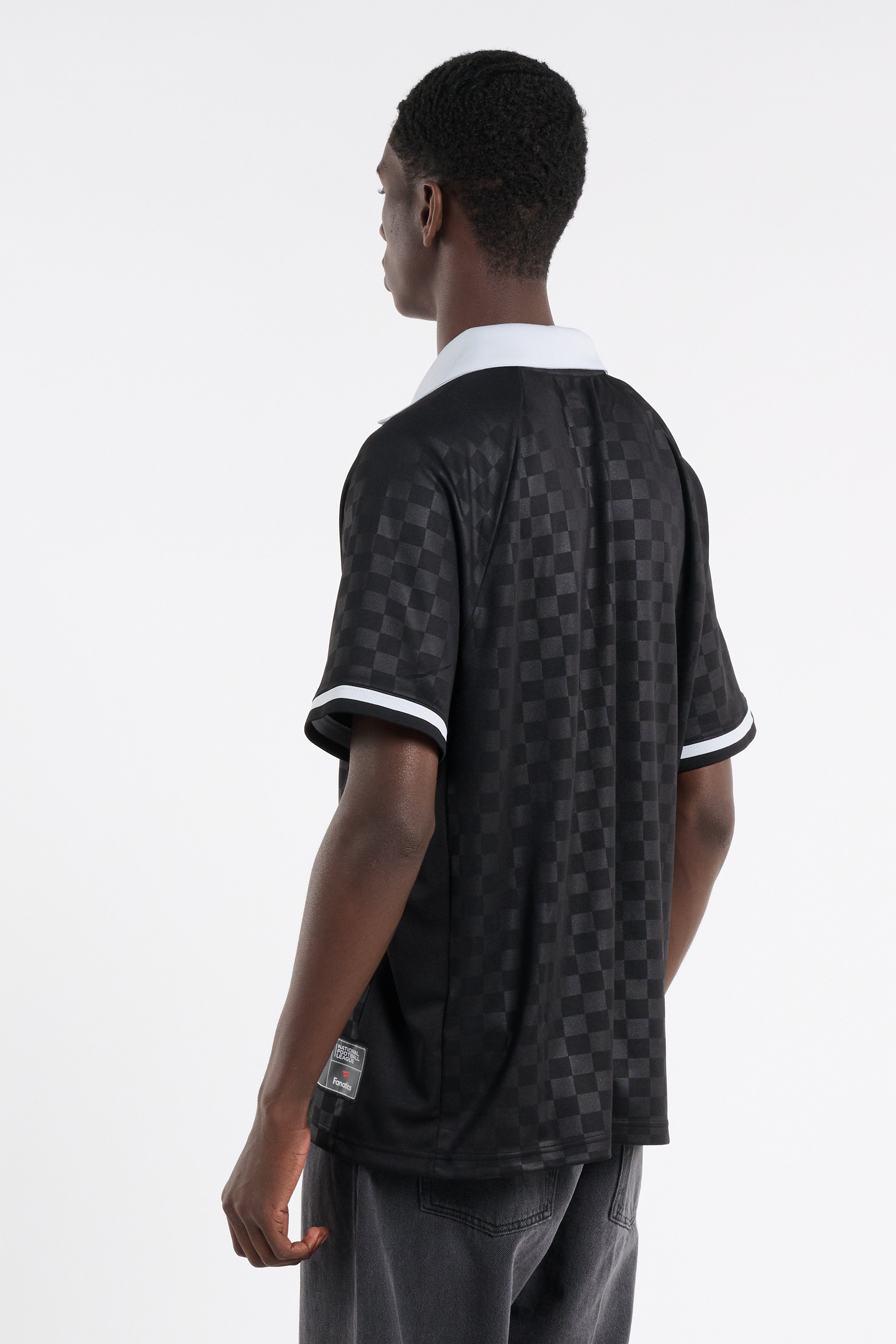 Straight cut short sleeve jersey | Black NIKE MLB Men