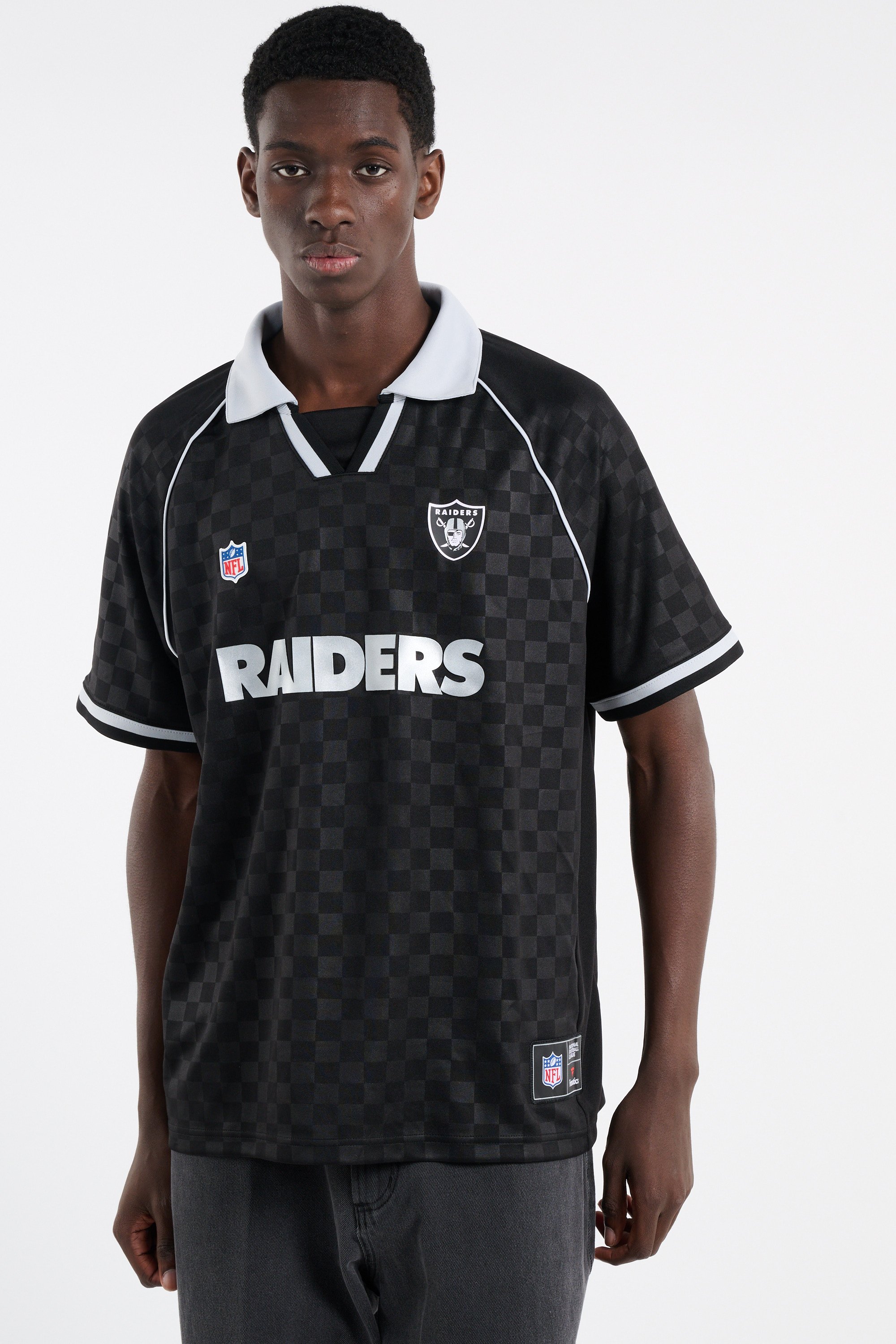 Straight cut short sleeve jersey | Black NIKE MLB Men