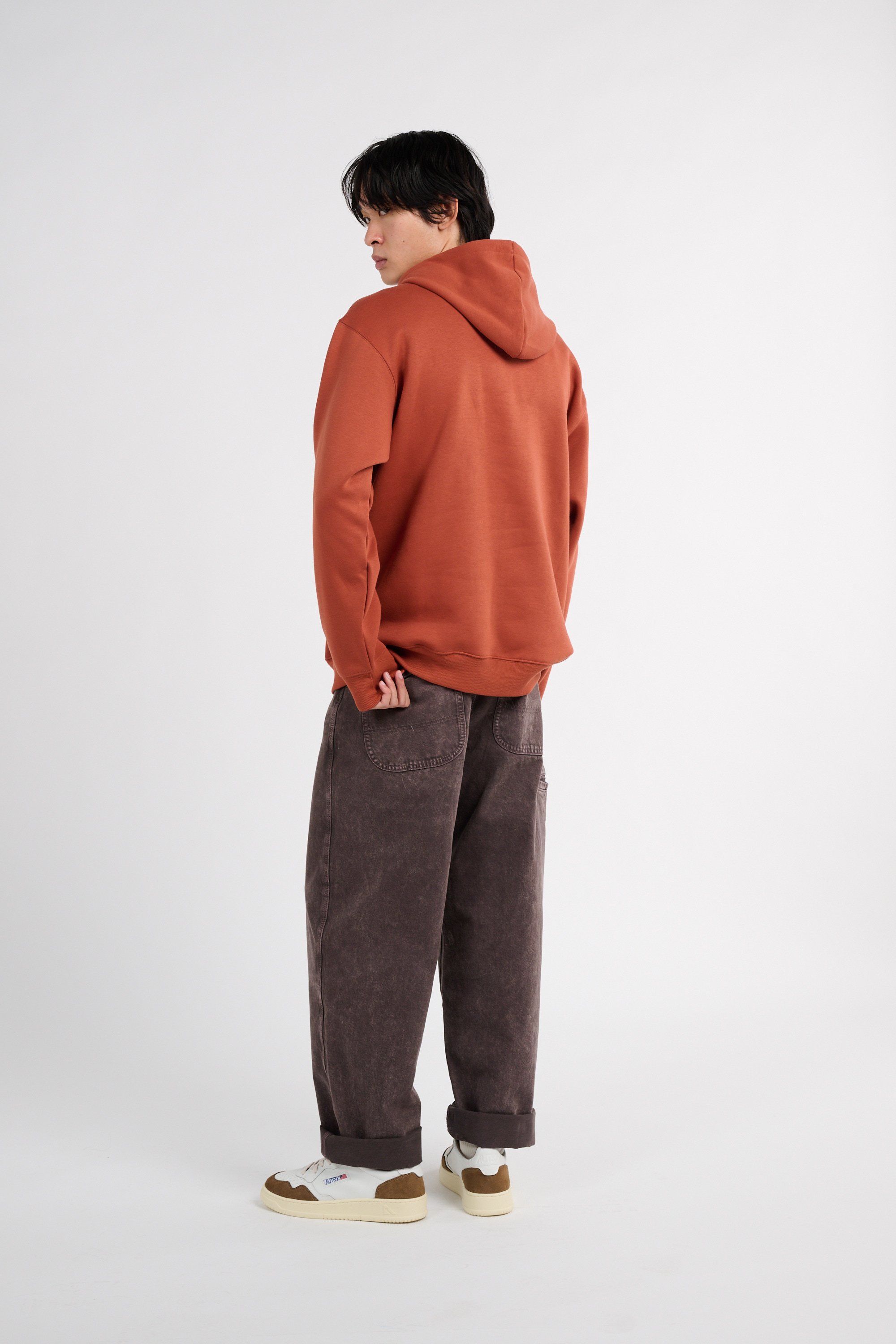 Tommy badge sweatshirt | Orange NEW BALANCE Men
