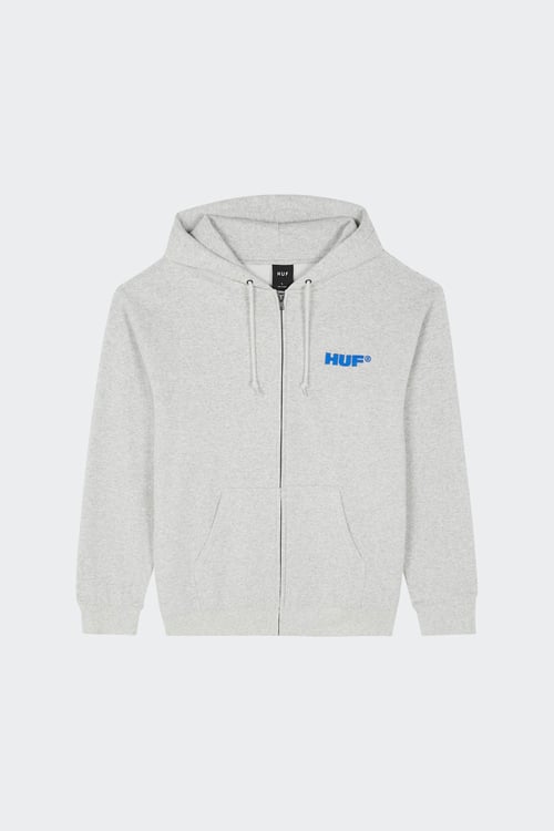 HUF Hoodie zippé Gris