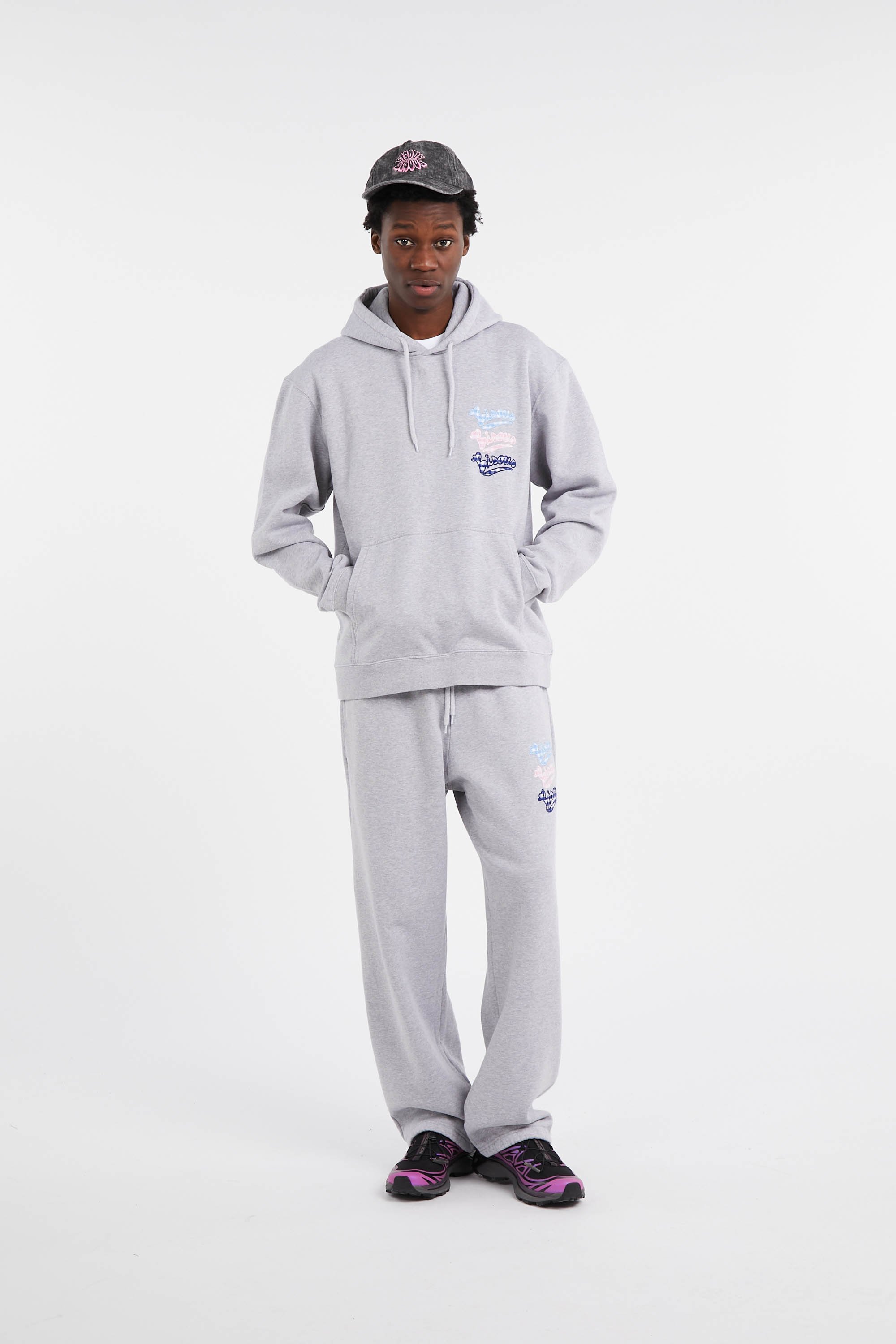 Hoodie | Grey by BISOUS SKATEBOARDS Hoodie Grey