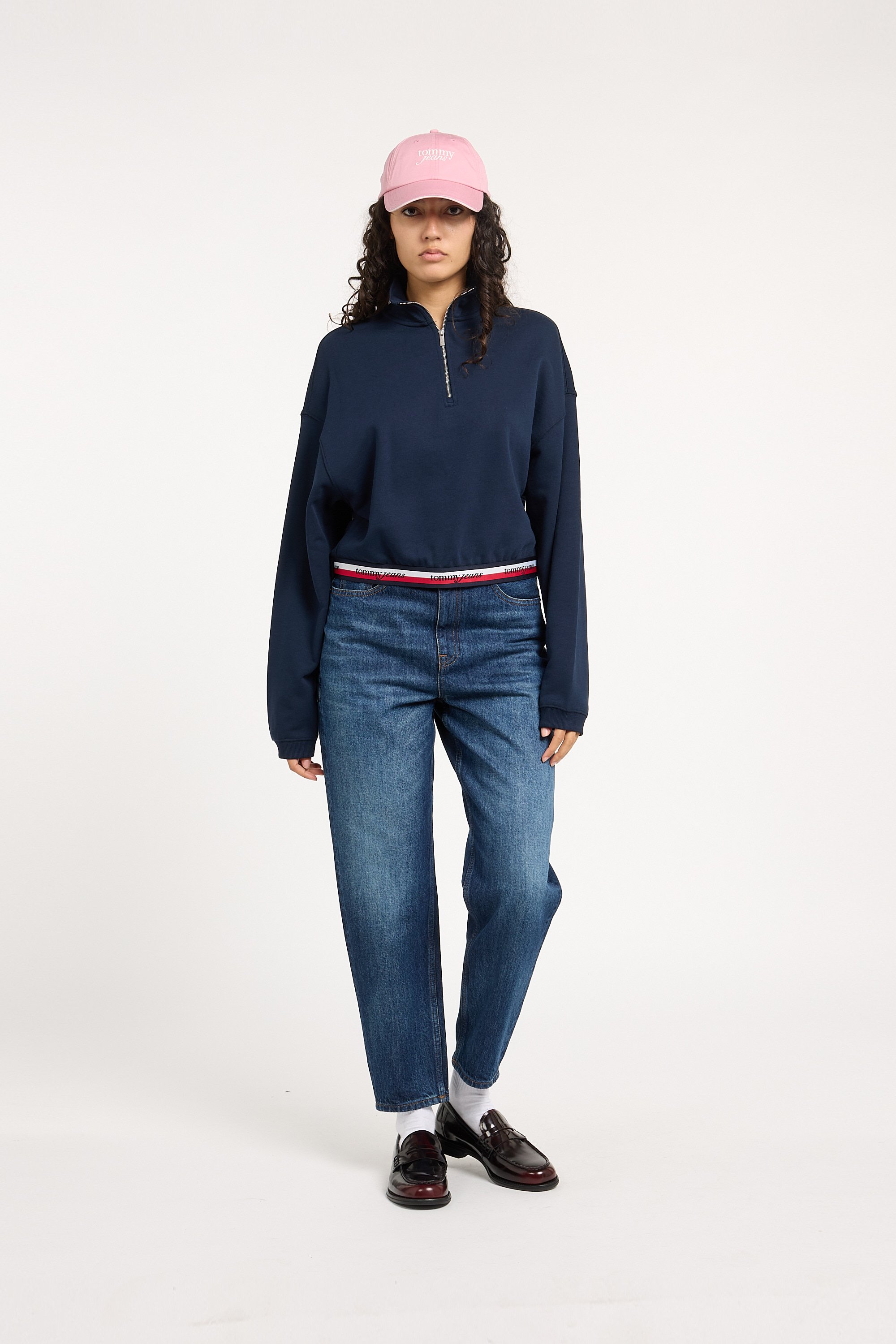 Sweat TOMMY JEANS Bleu
