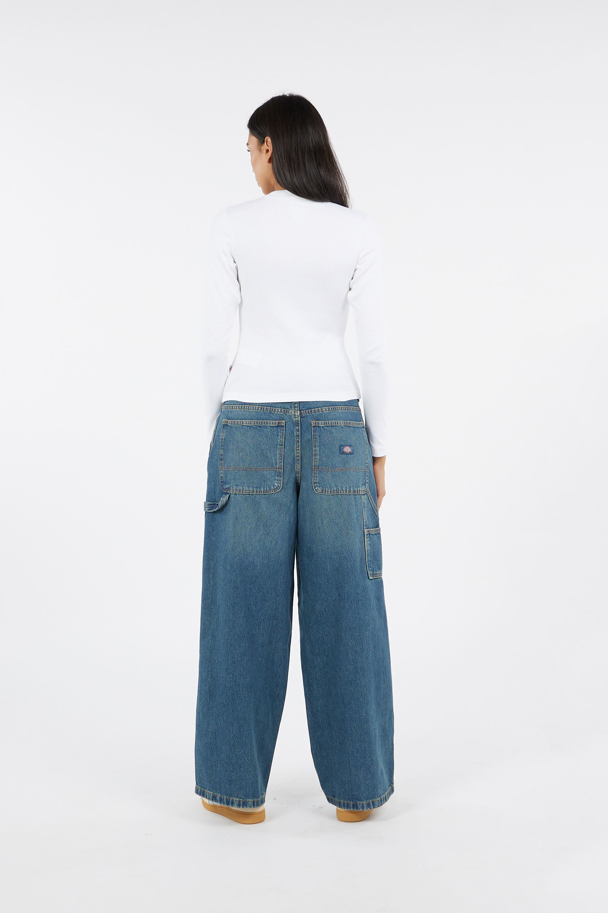 Regular-fit round-neck cotton T-shirt White