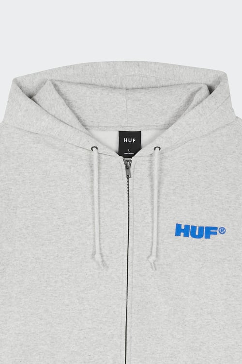 HUF Hoodie zippé Gris