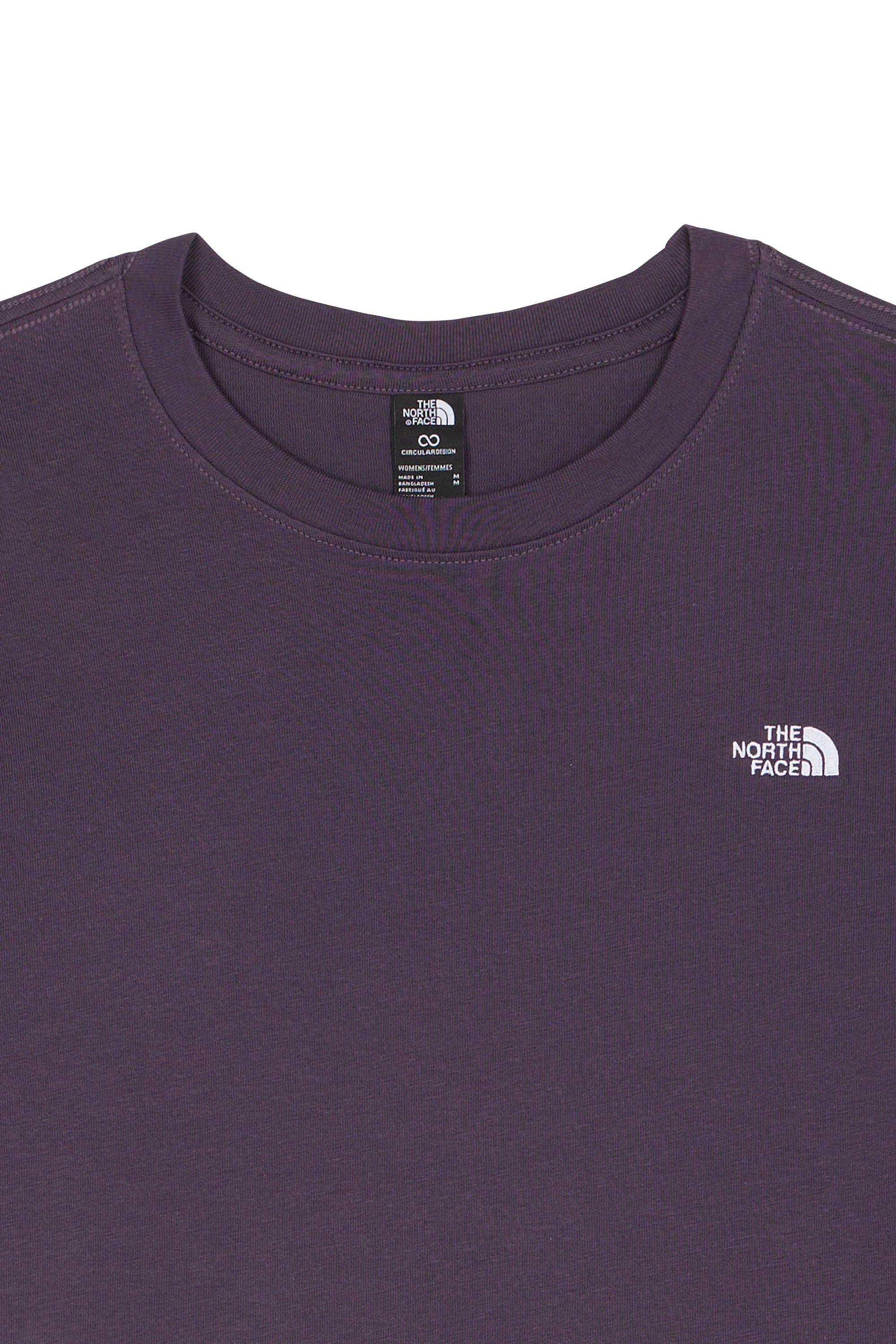 Regular-fit round-neck cotton T-shirt | Purple THE NORTH FACE Men