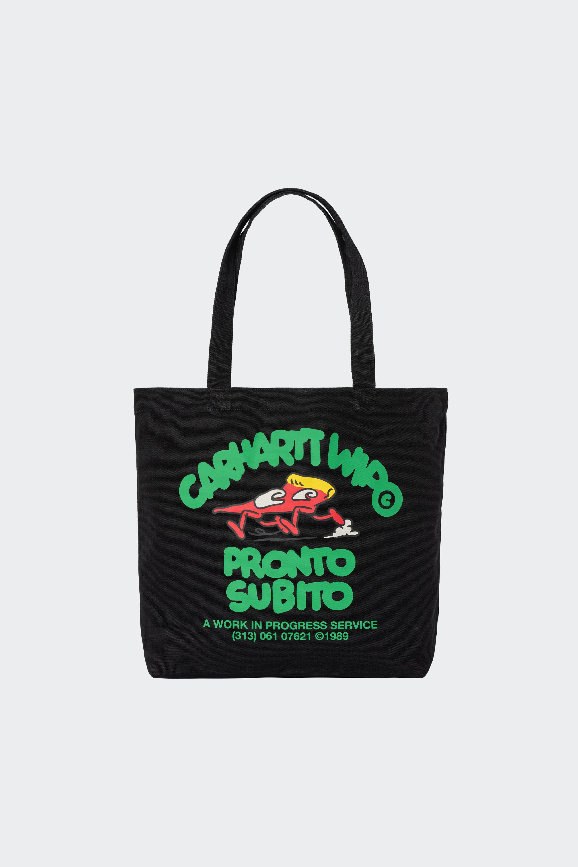 shopping bag | Black by CARHARTT WIP shopping bag Black
