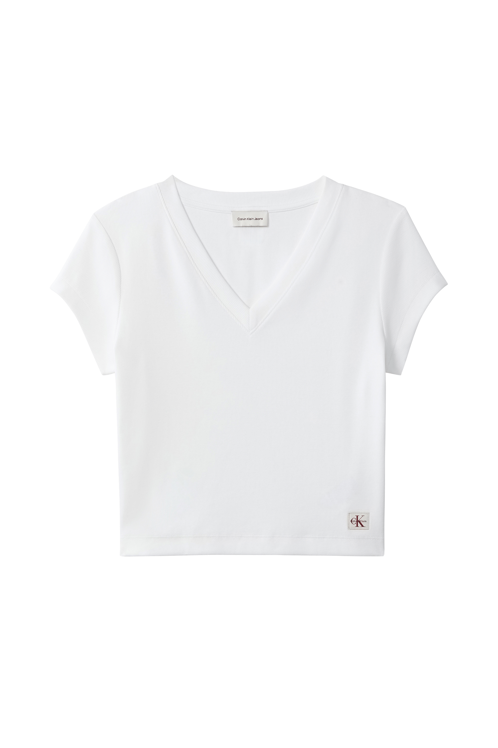 T-shirt HERITAGE LABEL Bright white