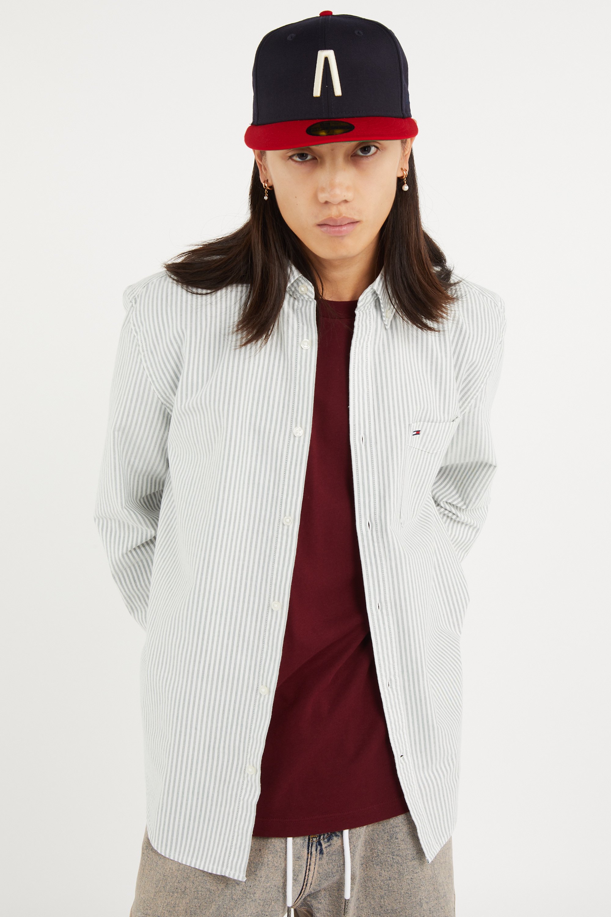 Chemise | Vert TOMMY JEANS Homme