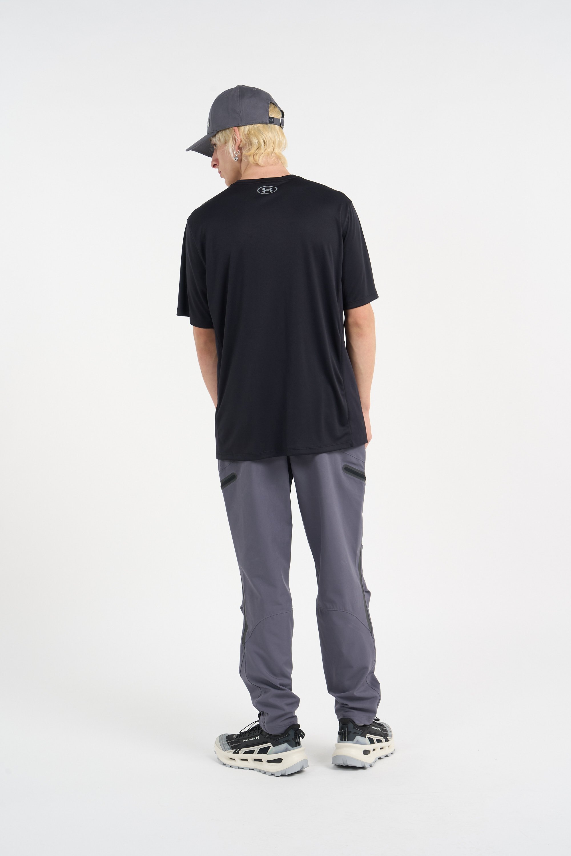 Men?s Storm 96 LO fabric and leather sneakers | White UNDER ARMOUR Men