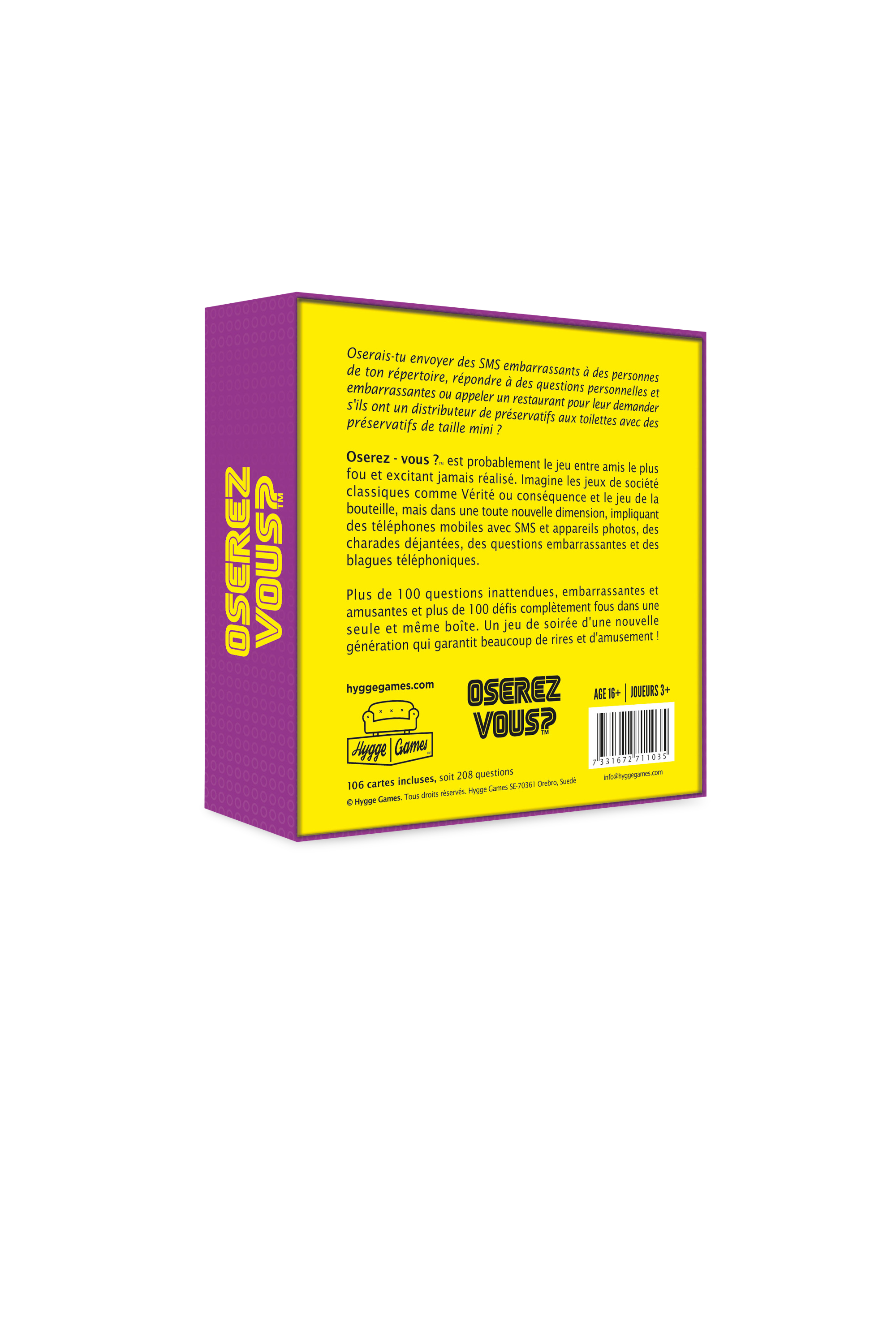 Jeu de cartes HYGGE GAMES Violet