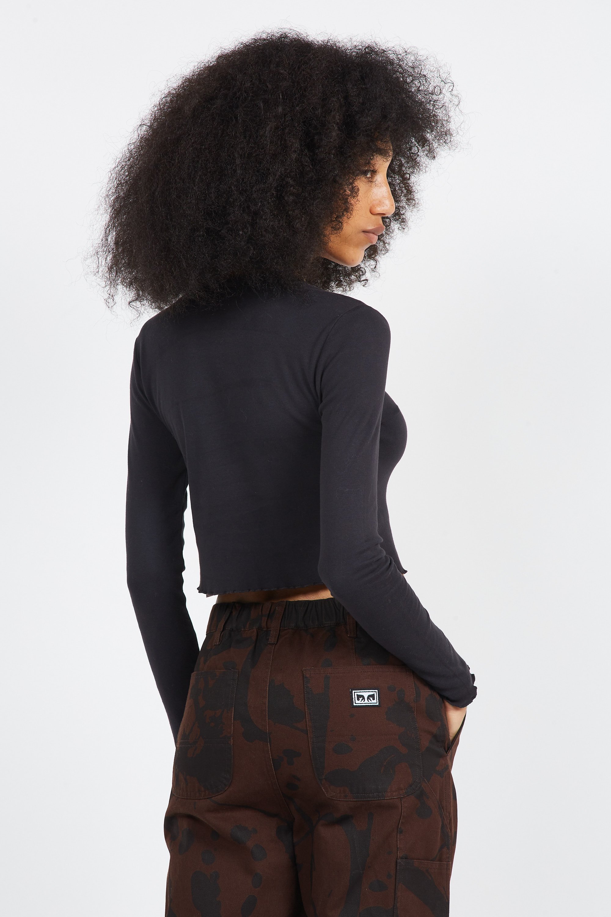 T shirt Sportswear Flaming graffiti dgb digit Black Obey polo