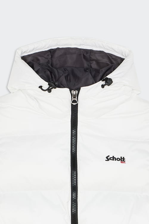 SCHOTT Doudoune sans manches Blanc