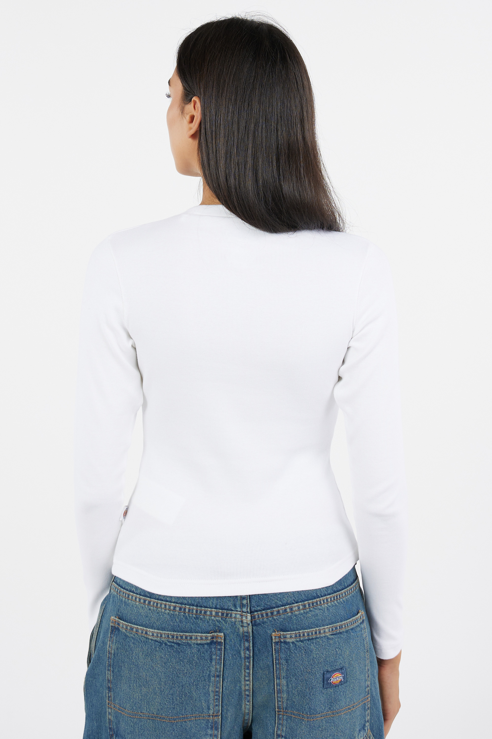 Regular-fit round-neck cotton T-shirt White