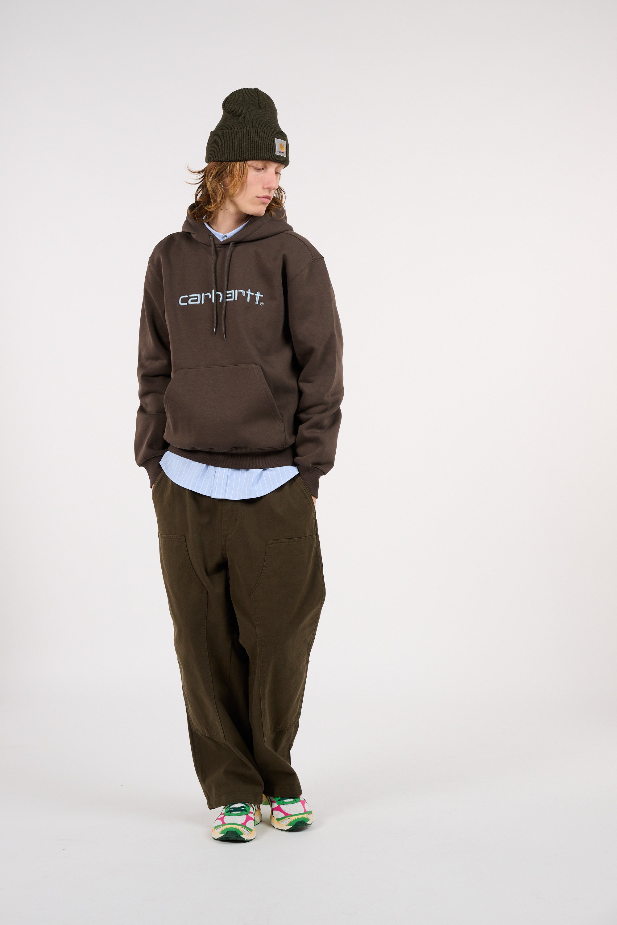 Hoodie CARHARTT WIP Marron