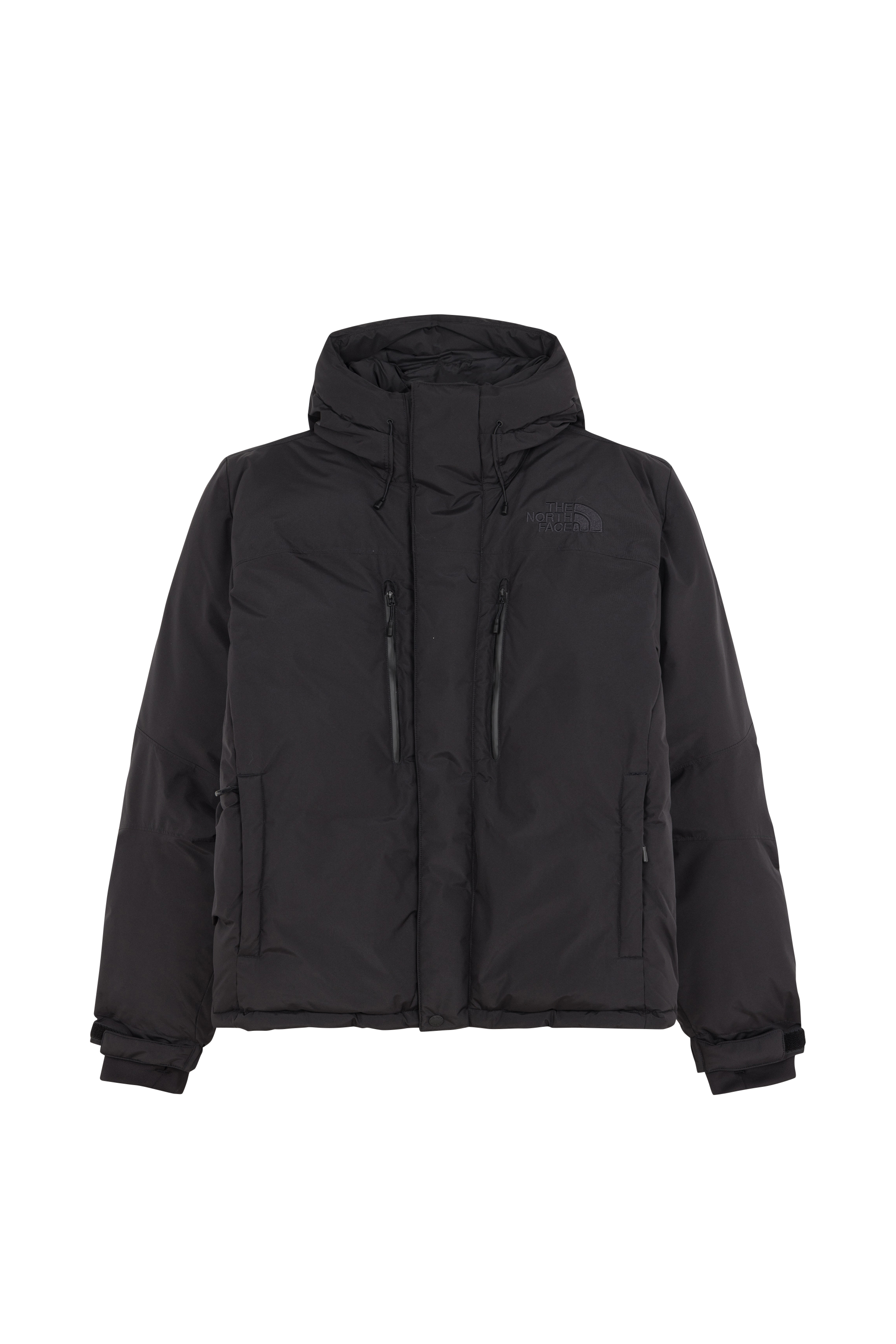 Lightweight quilted padded jacket with high neck Black