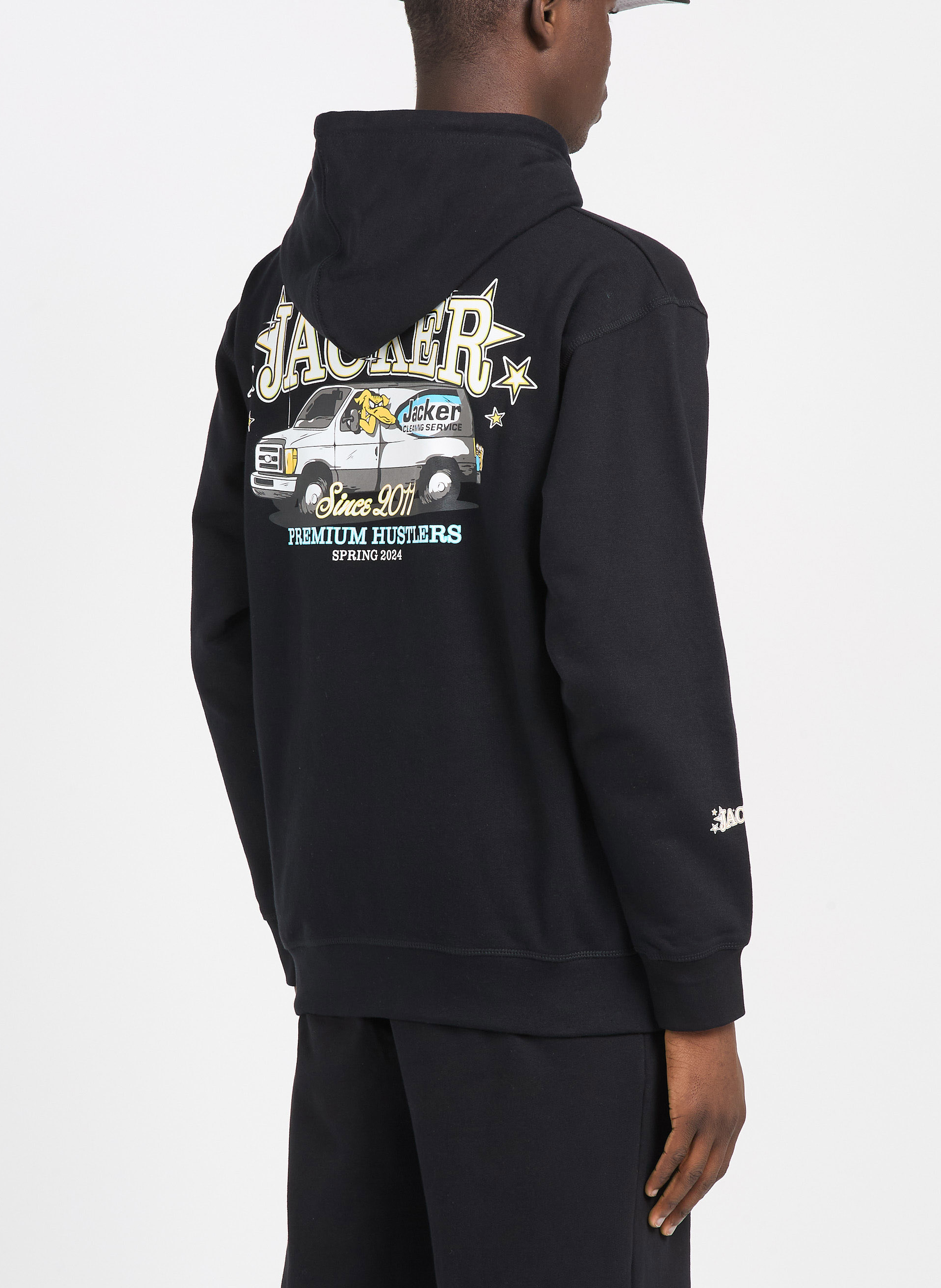 Hoodie | Black JACKER Men