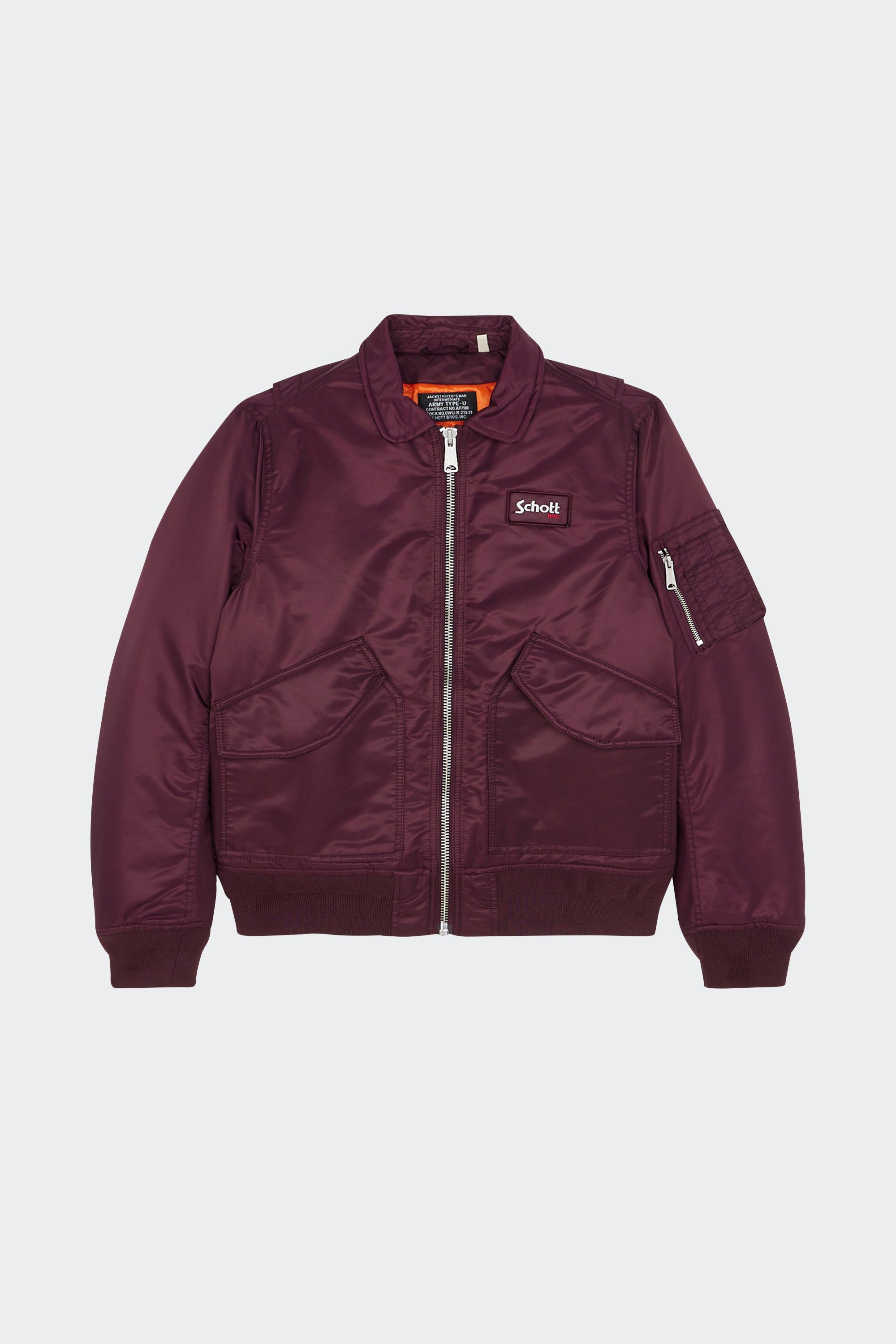 Jacket Cwu original nylon Red Schott - Men | Citadium Jacket Cwu original nylon Red Schott - Men | Citadium