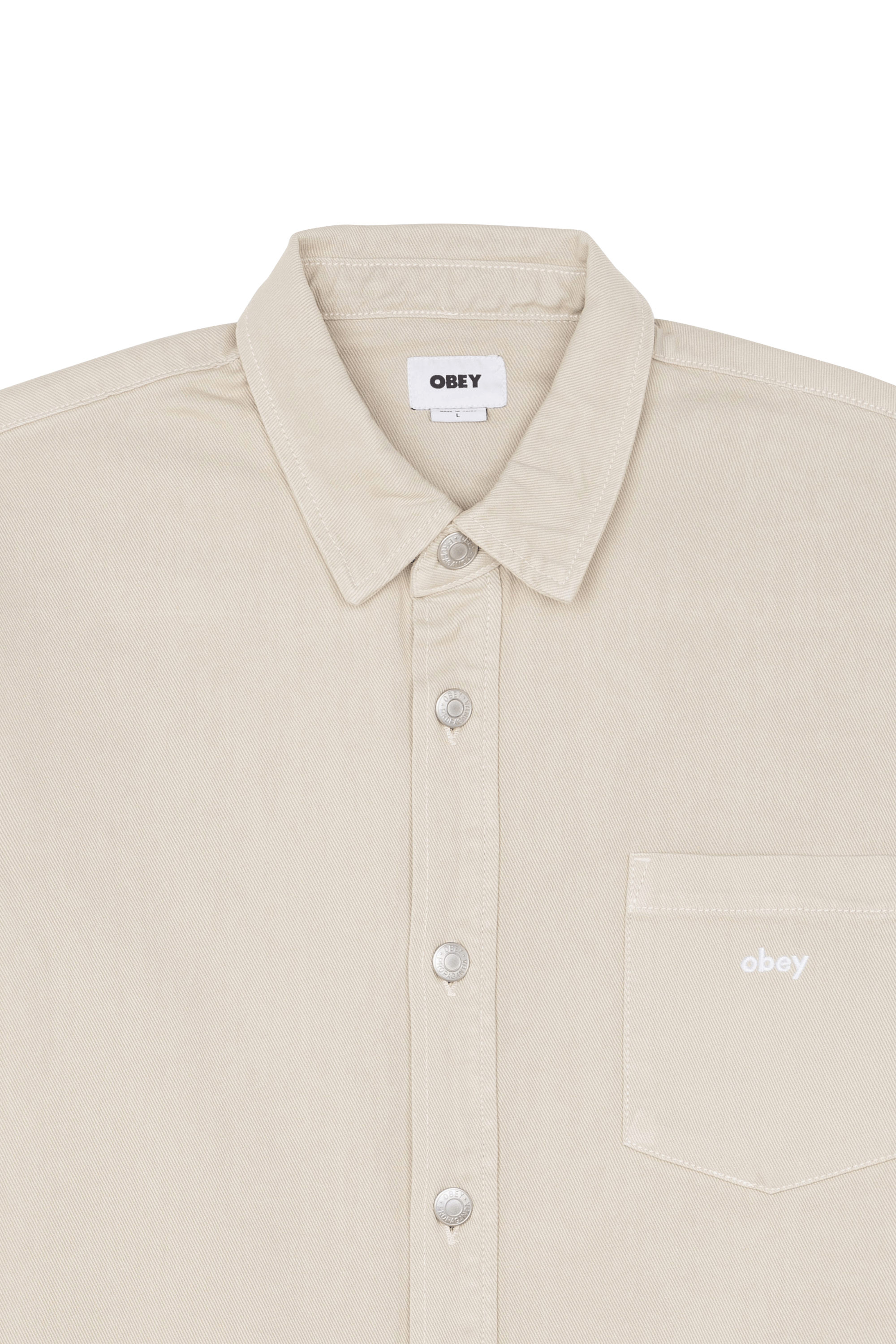 Chemise OBEY Beige