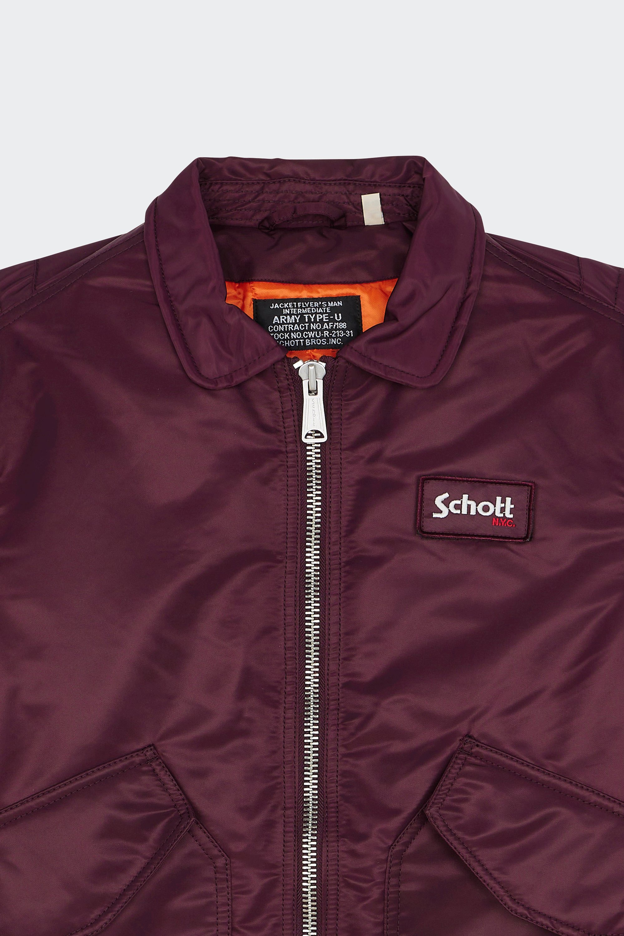 Jacket Cwu original nylon Red Schott - Men | Citadium Jacket Cwu original nylon Red Schott - Men | Citadium
