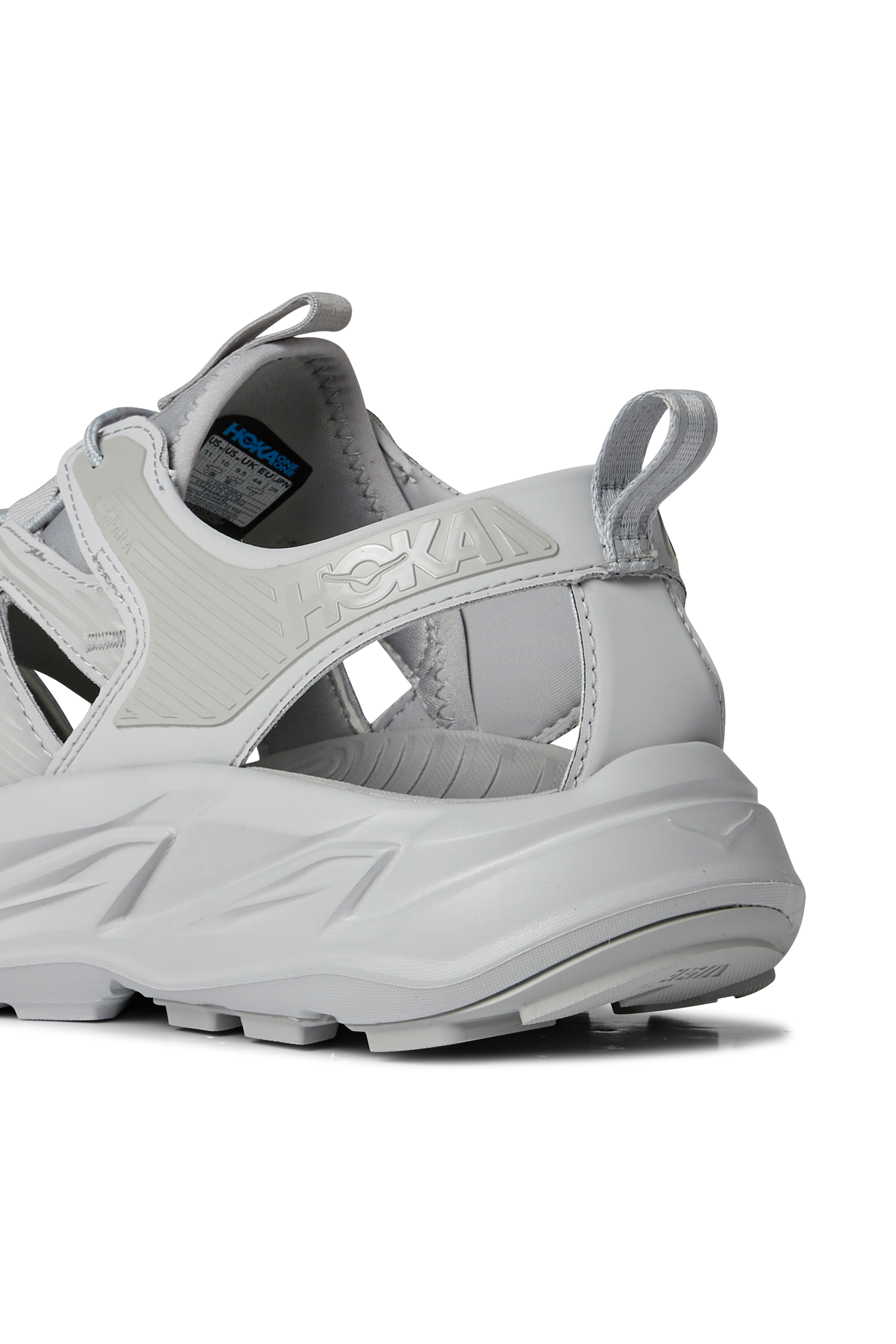 Flat furry sheepskin sandals Grey