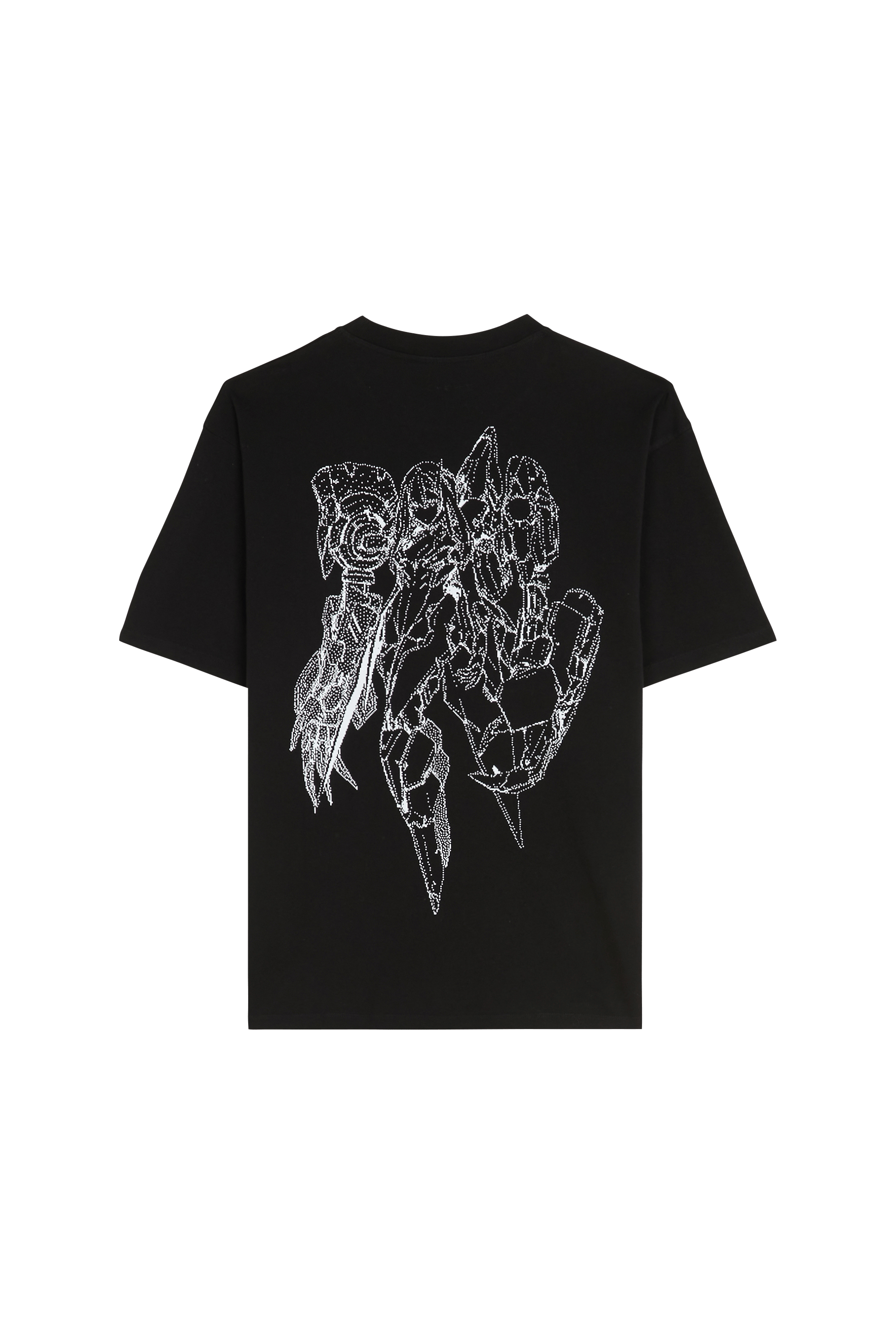 Regular-fit round-neck cotton T-shirt | Black EDWIN Men