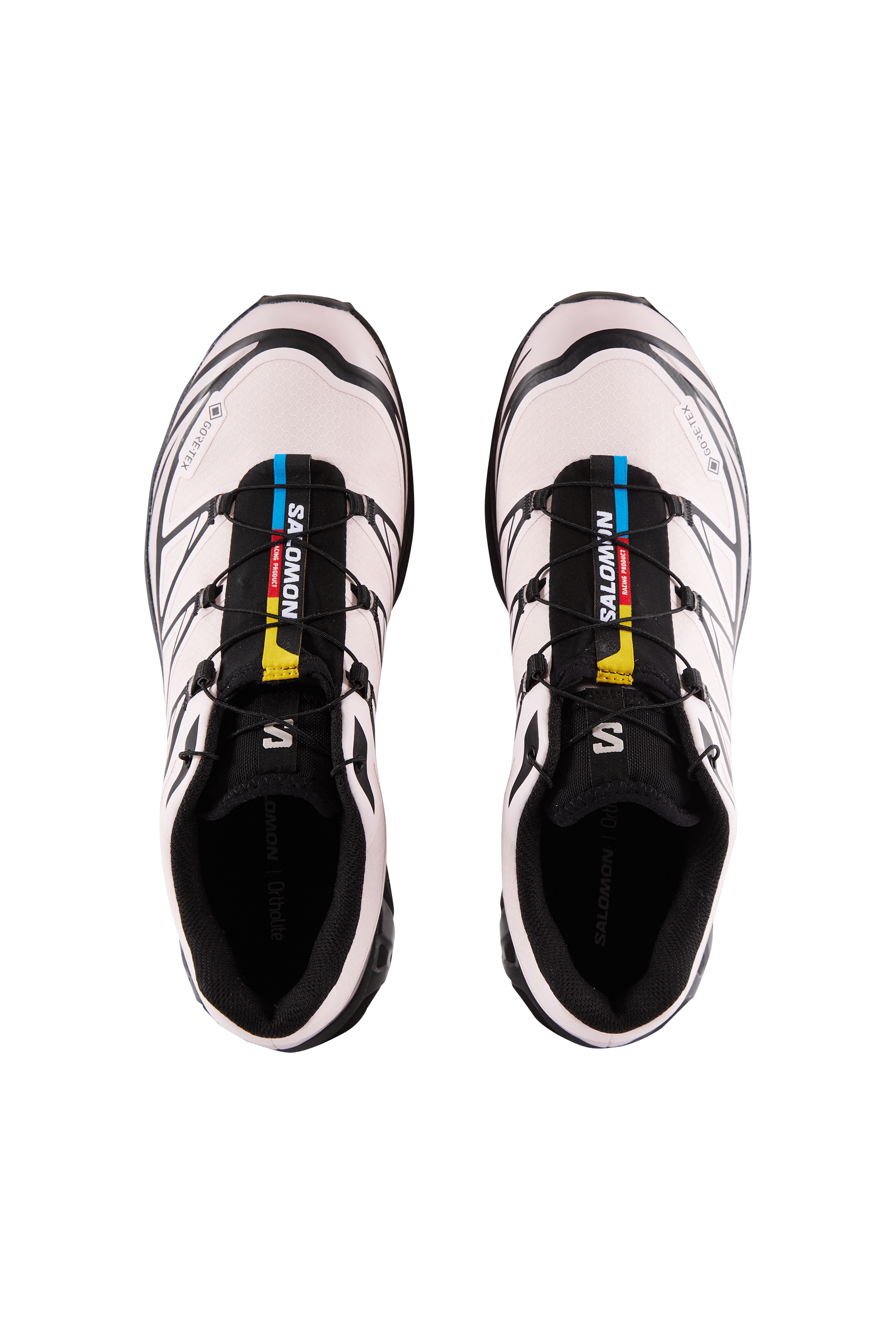 Men?s Storm 96 LO fabric and leather sneakers | Pink SALOMON Men