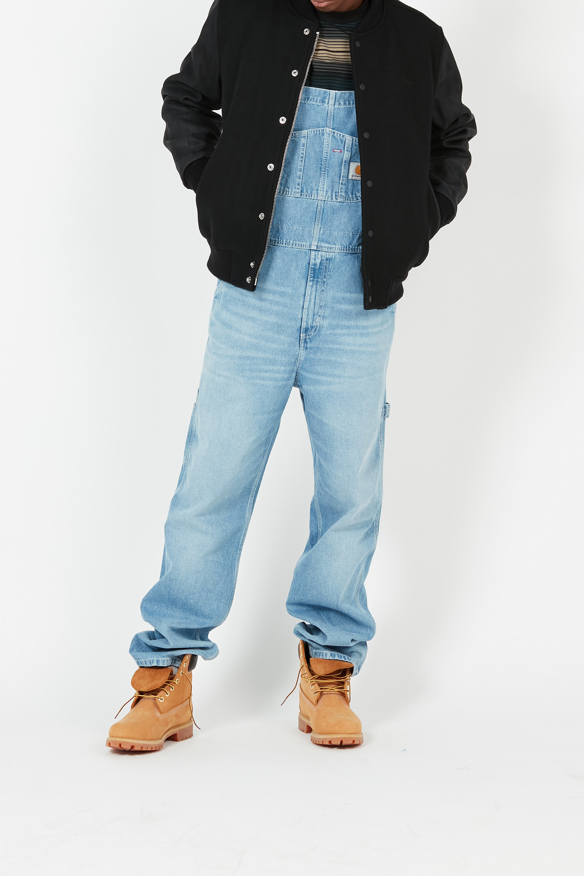 Regular-fit wool blend bomber | Black SCHOTT Men