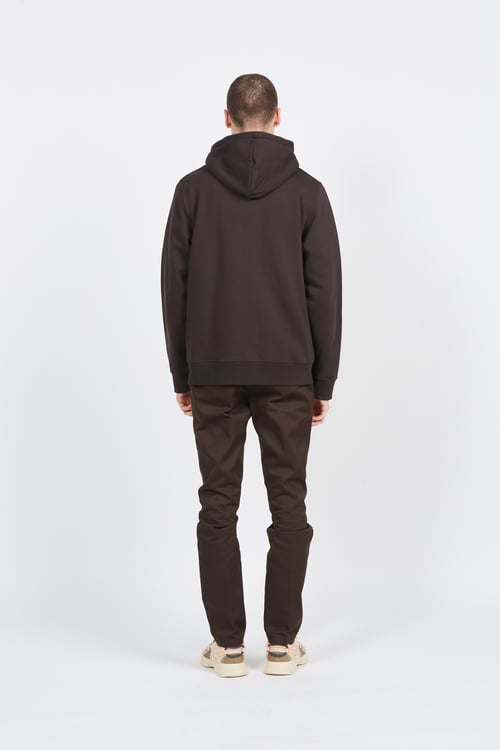 WOOD WOOD Hoodie zippé Noir