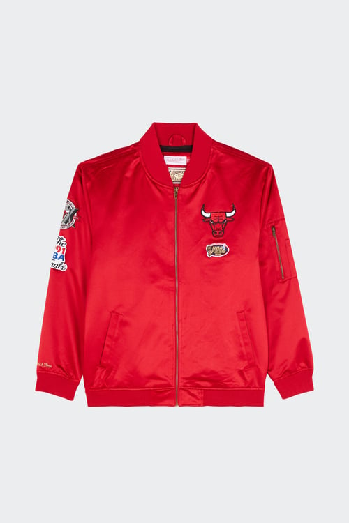 MITCHELL & NESS Bomber Rouge